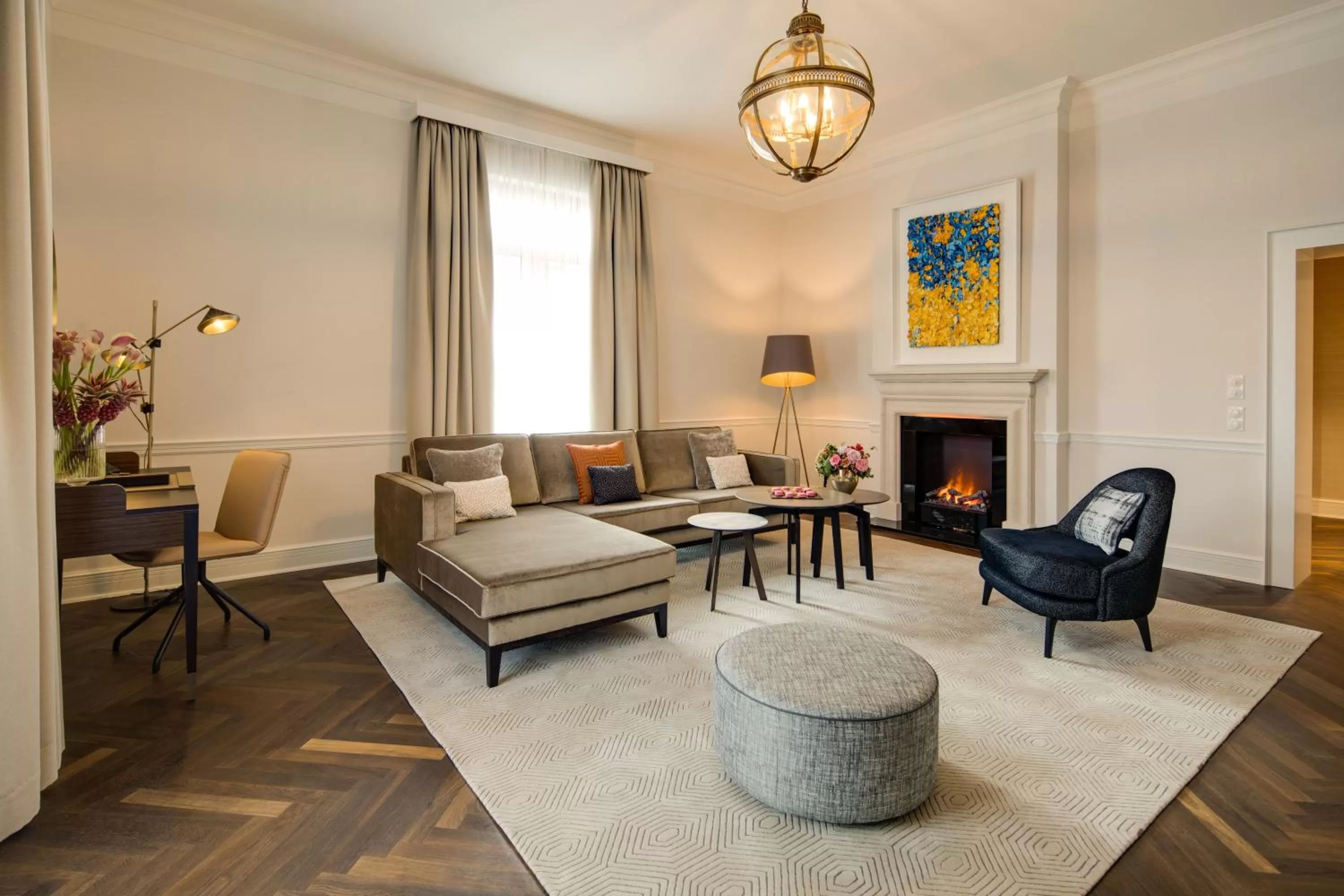 Decorative detail in Steigenberger Icon Parkhotel Düsseldorf