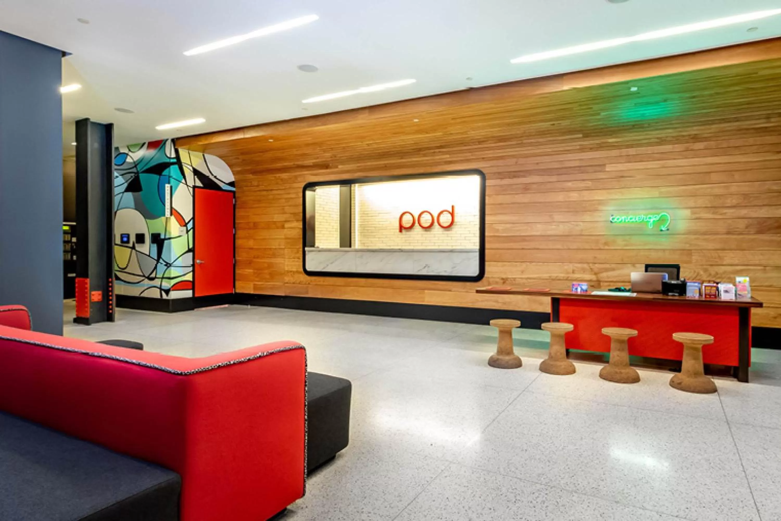 Lobby or reception in Pod 39