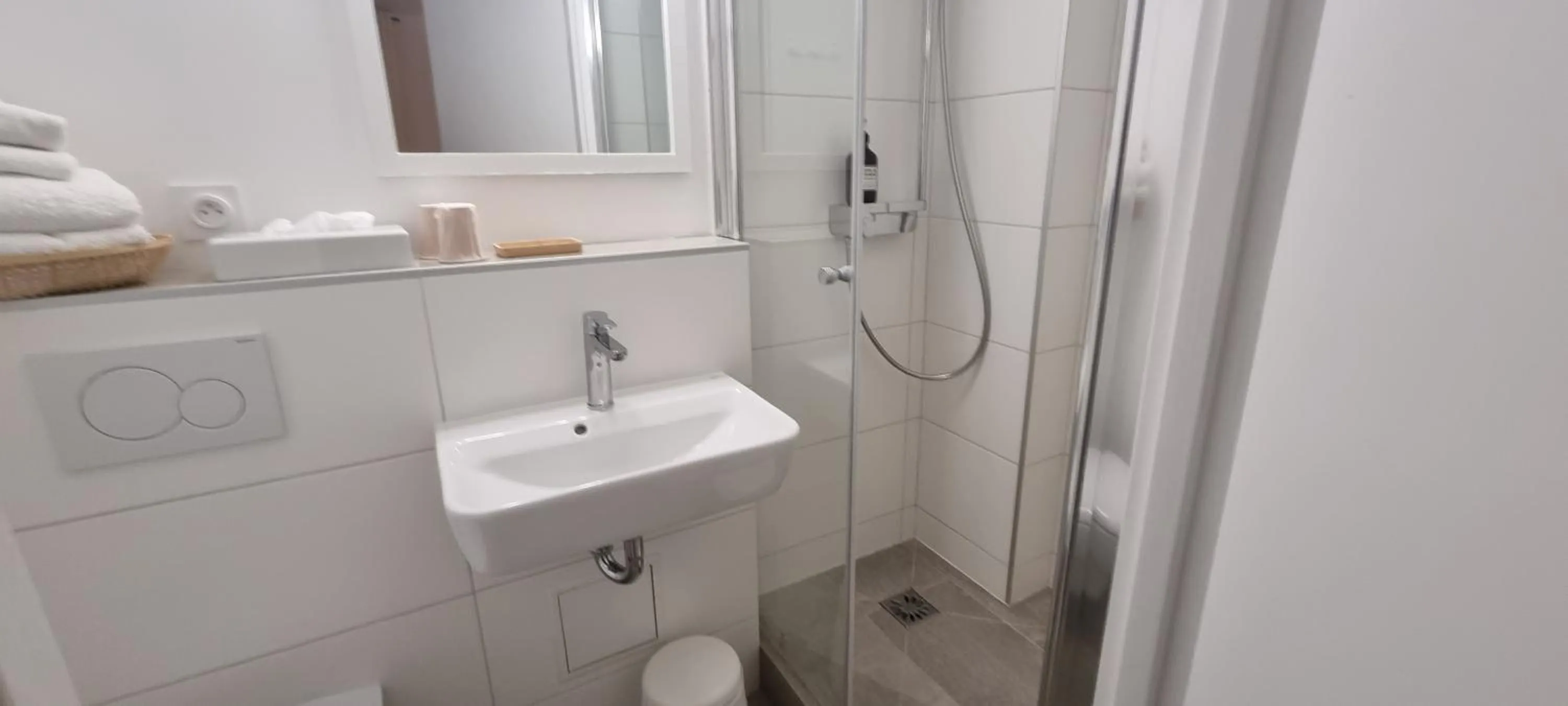 Shower in Hotel De L'Europe