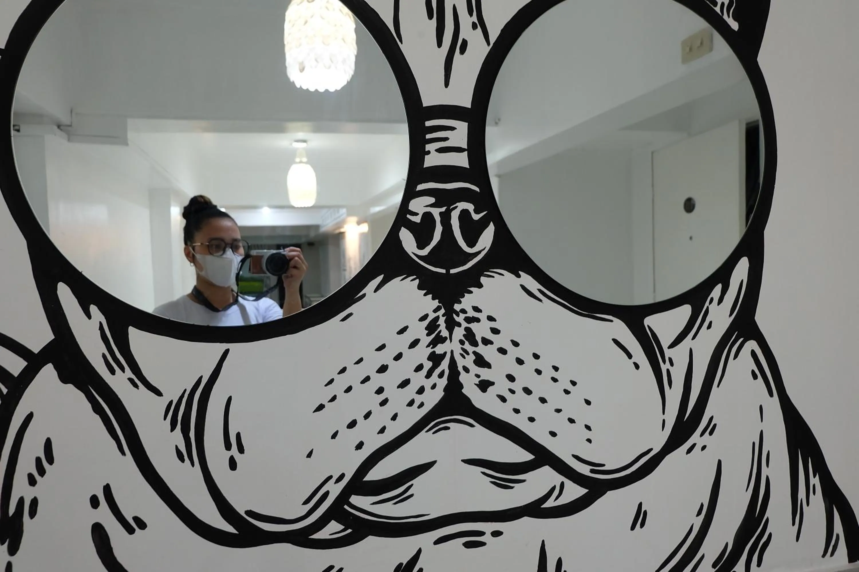 Decorative detail in Spaces Hotel Makati