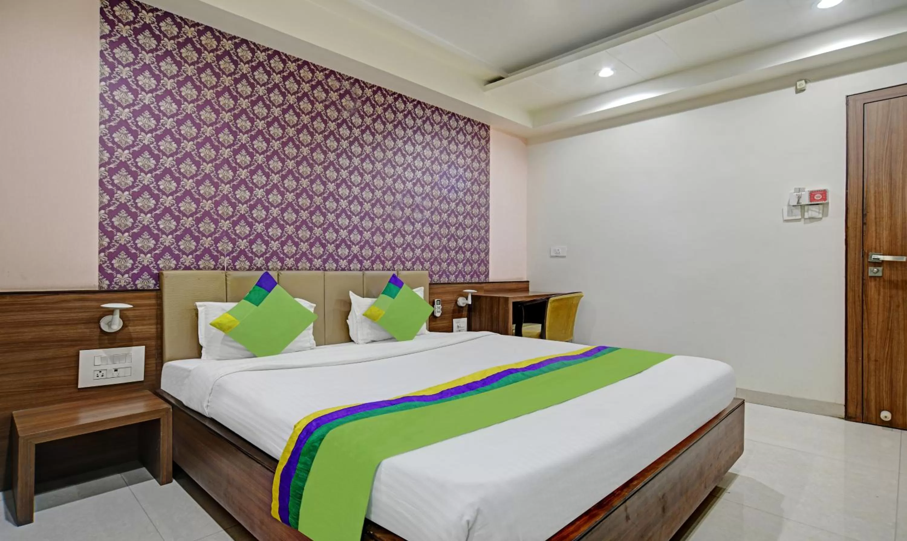 Bed in Treebo Trend Johri Regency Malviya Nagar
