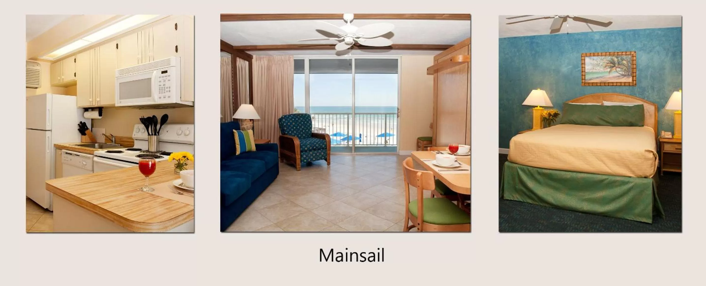 Kitchen or kitchenette, Bed in Sea Club IV Resort