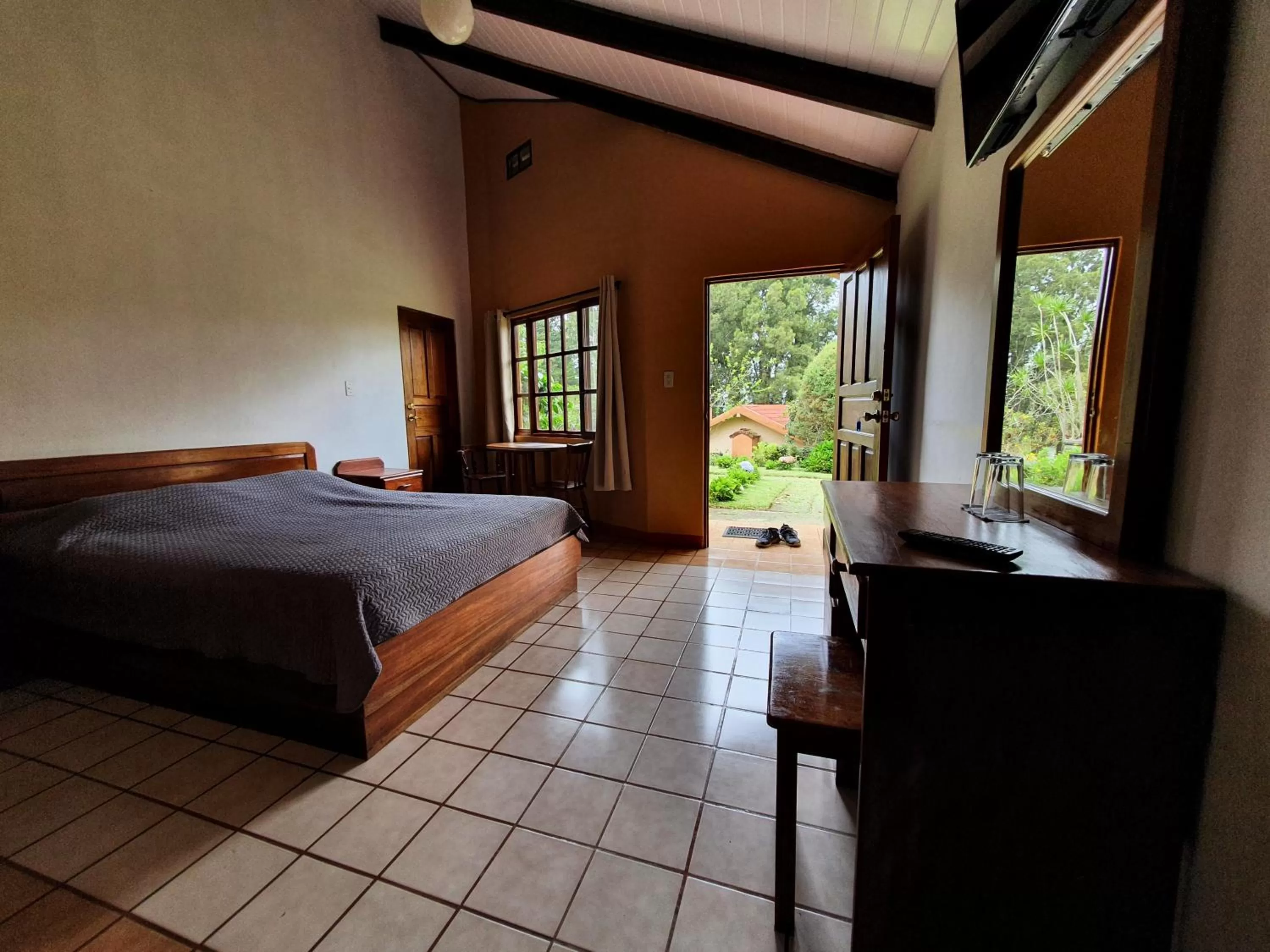 Bed in Hotel Villa Zurqui