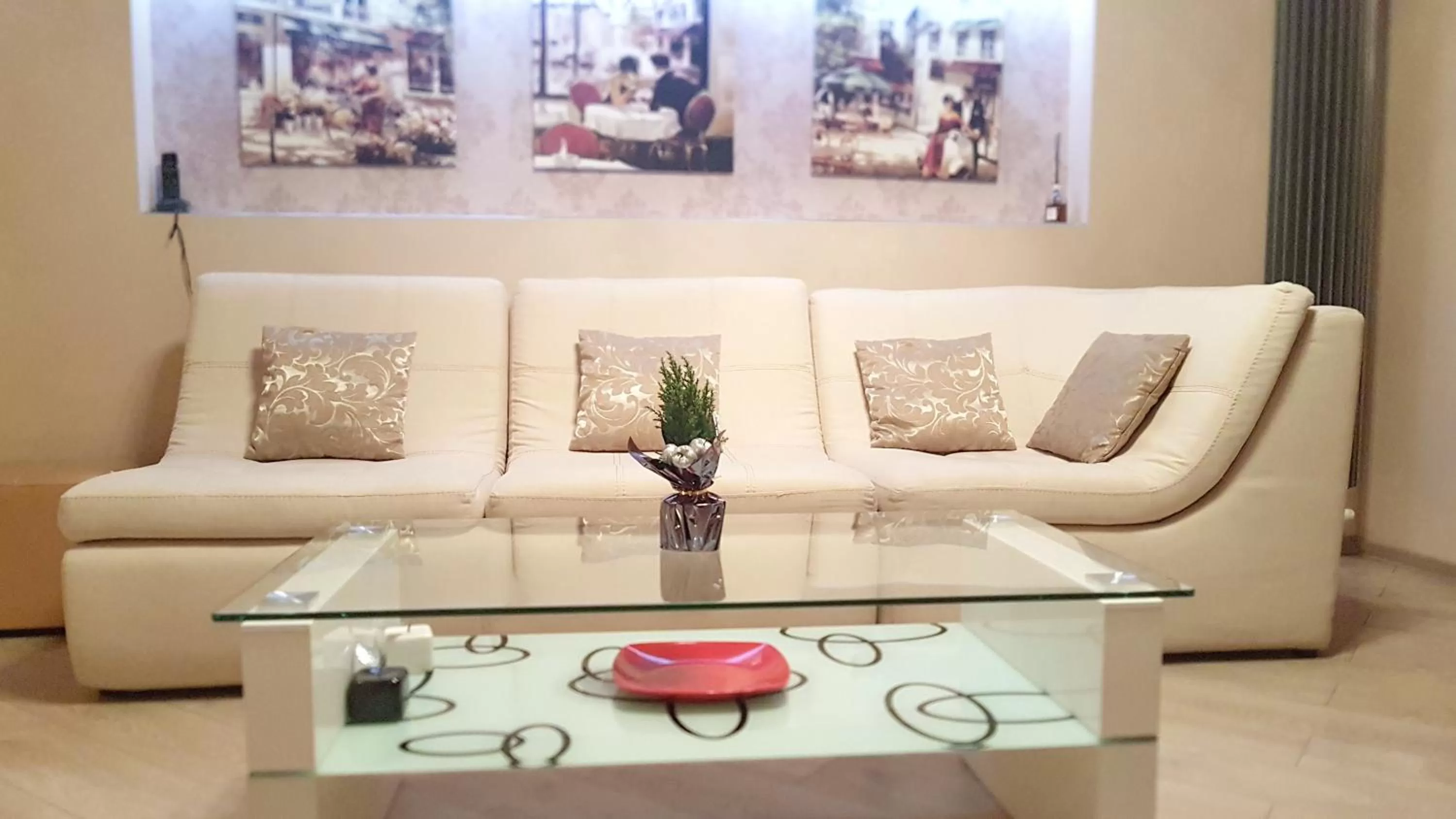 Seating area in Most City Apart-Hotel