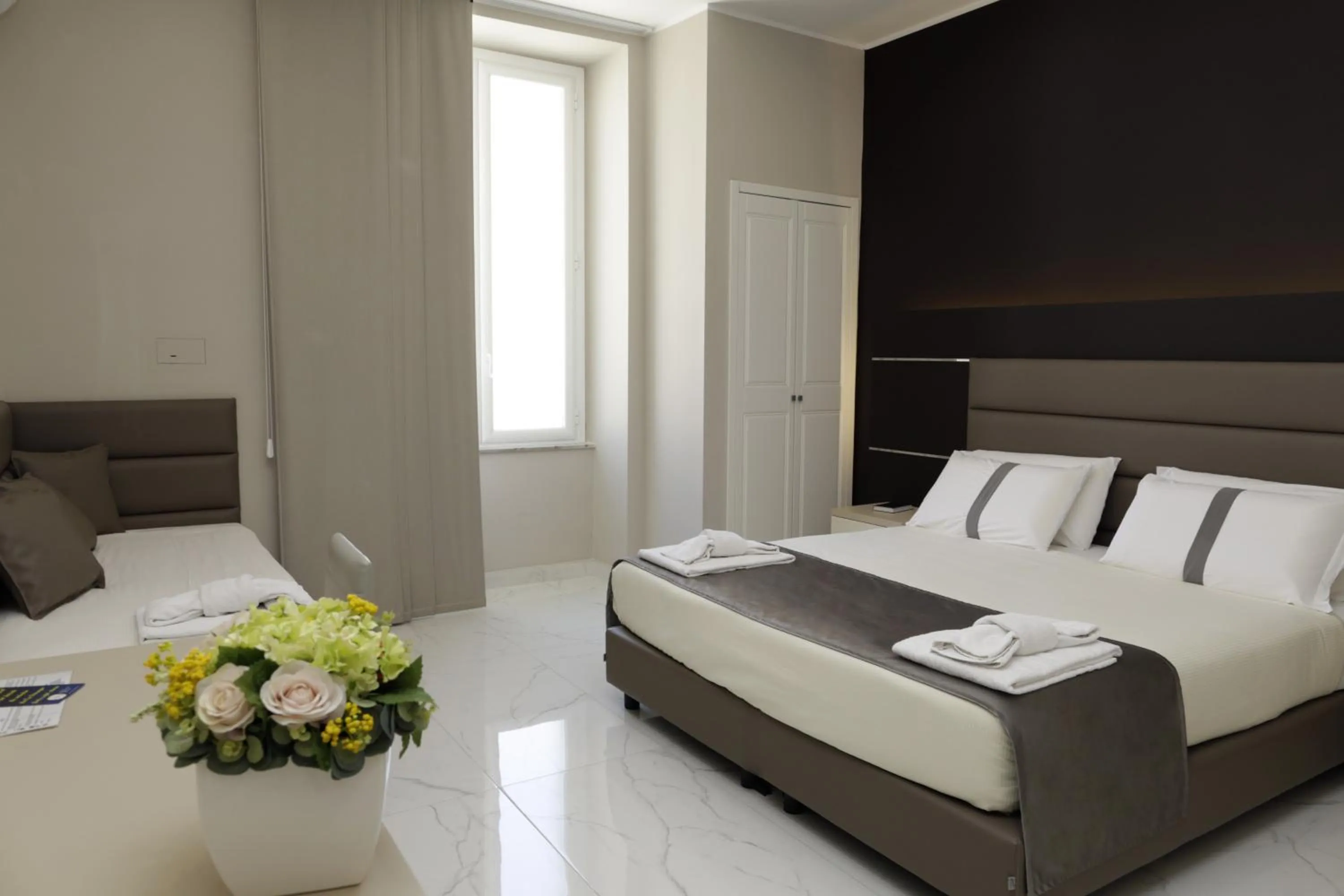 Bed in Hotel Vergilius Billia