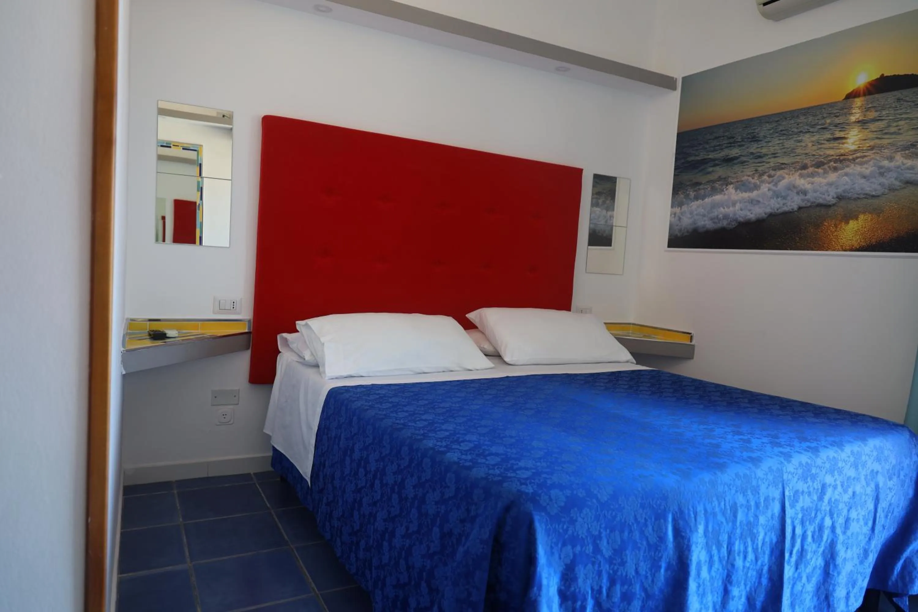 Bed in Hotel Cristina