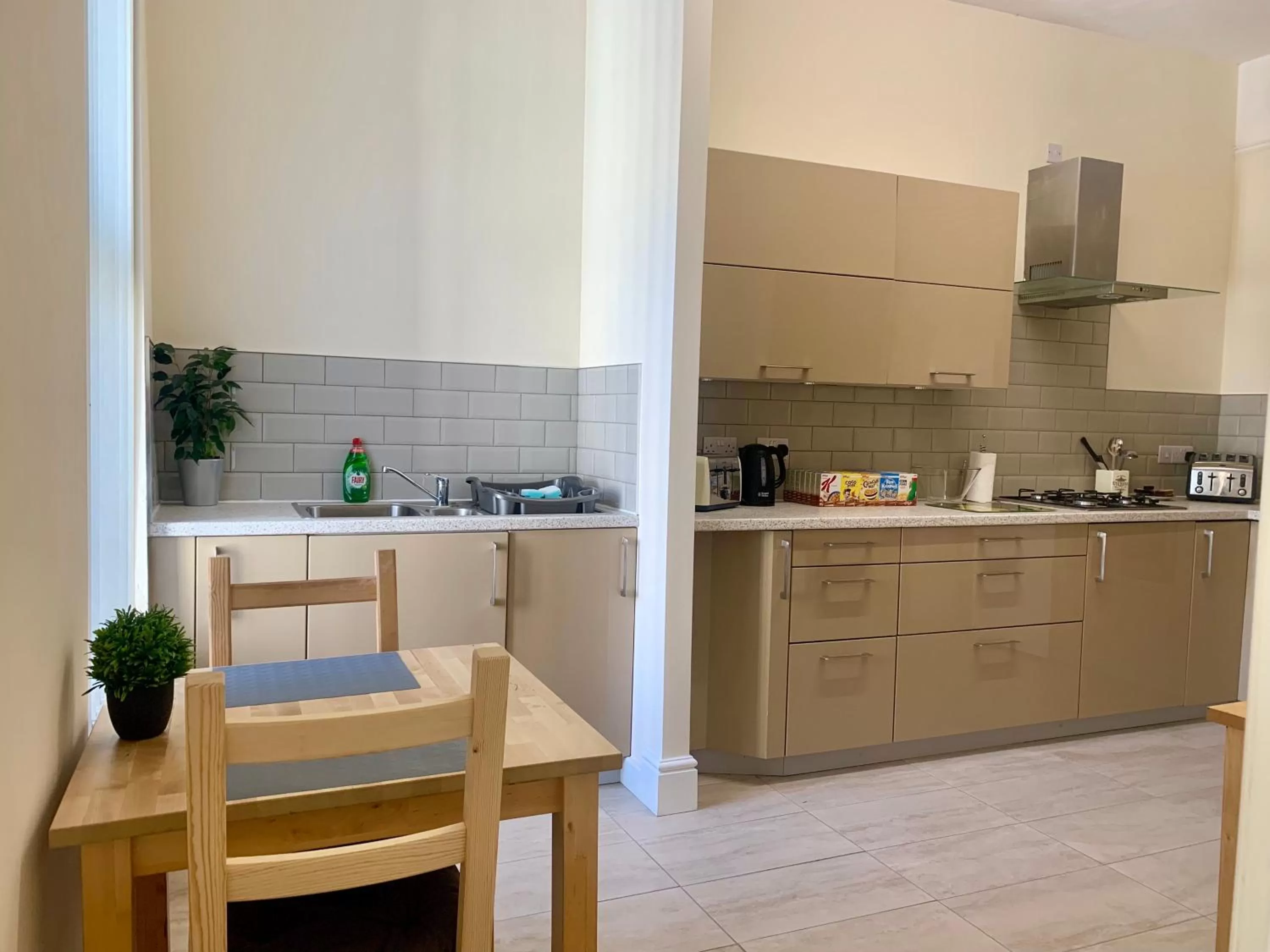 Communal kitchen in Be My Guest Liverpool