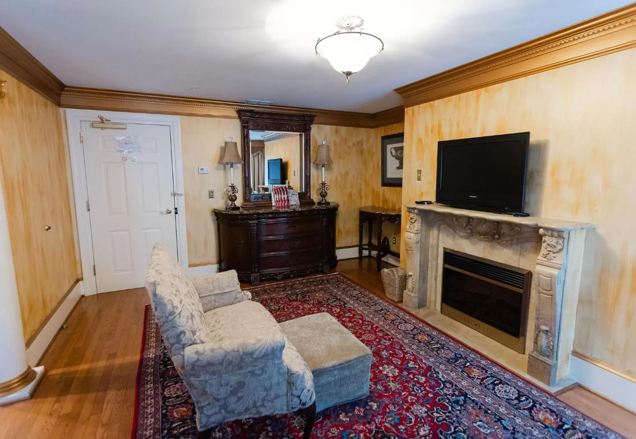 Seating Area in 1840s Carrollton Inn