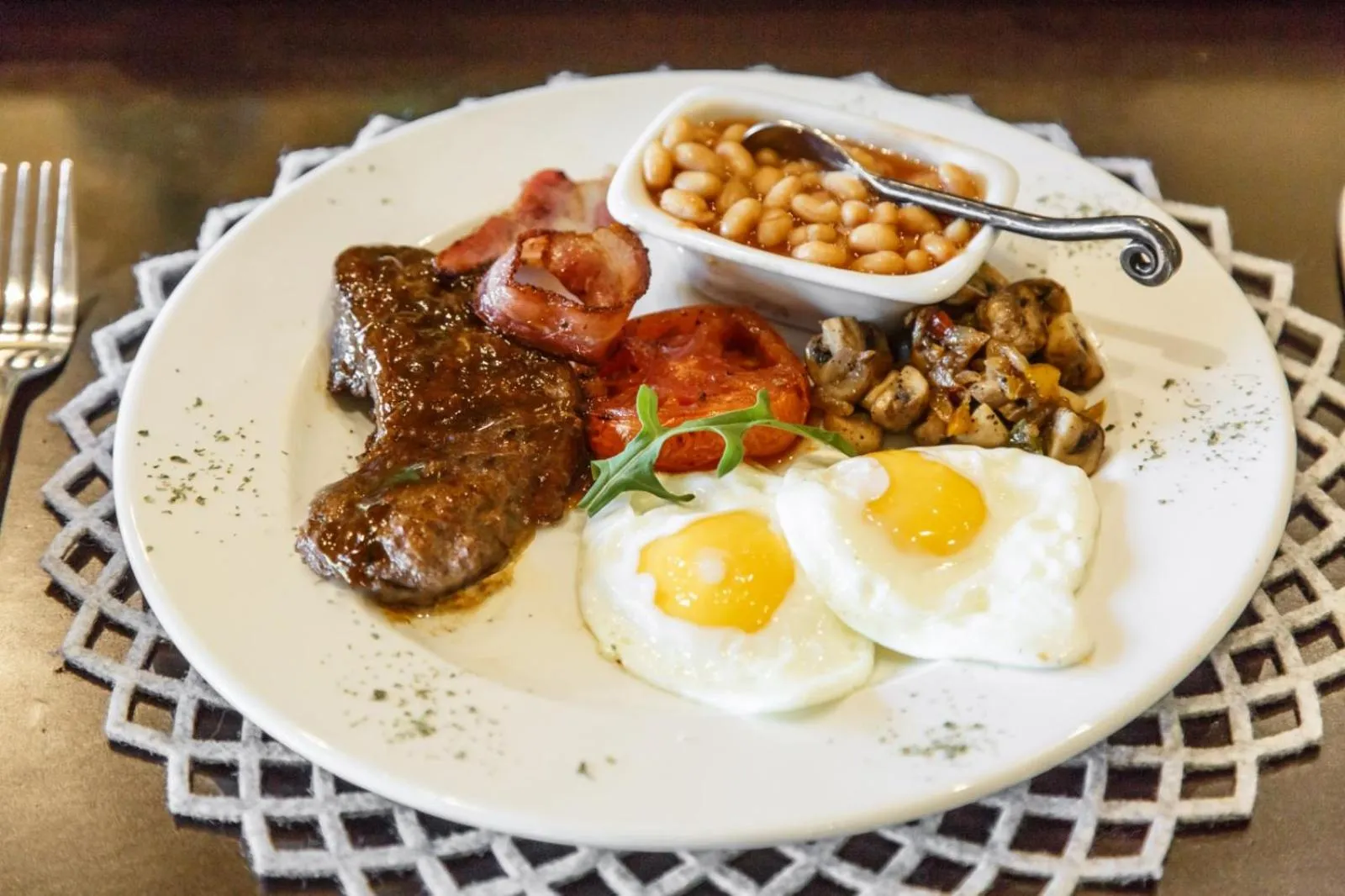 Food close-up in Riverside Guest Lodge