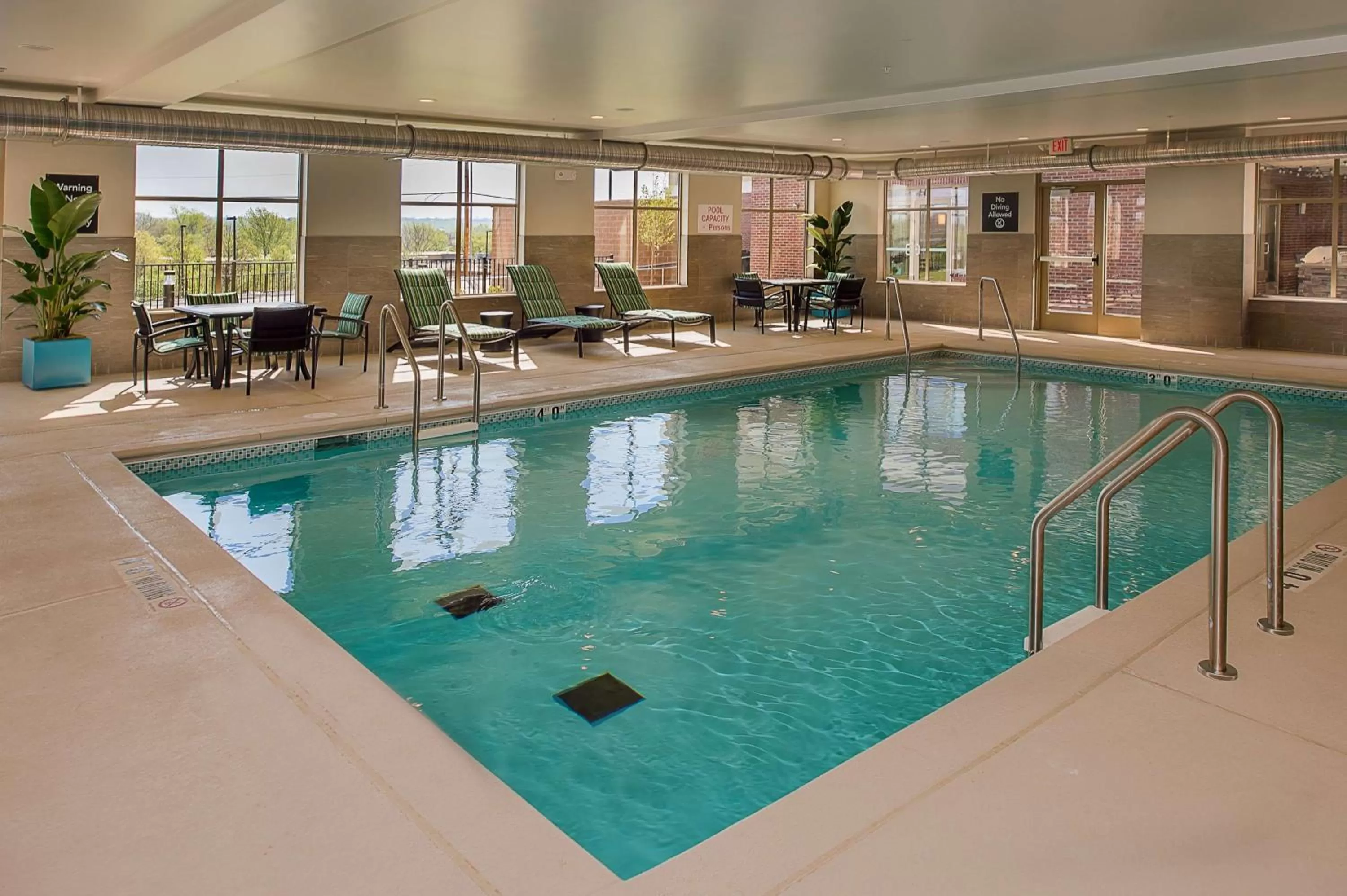 Pool view in Homewood Suites by Hilton St. Louis Westport