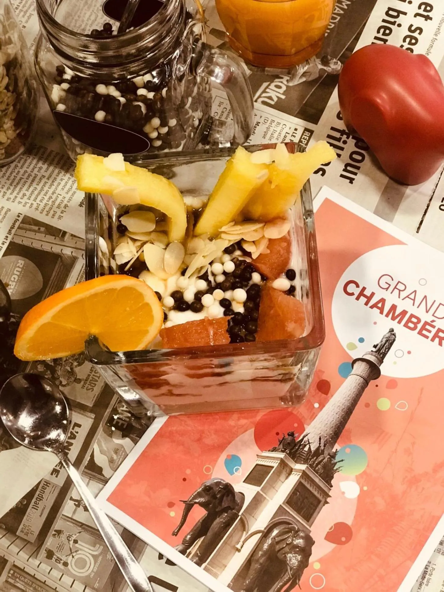 Buffet breakfast in Ibis Styles Chambery Centre Gare