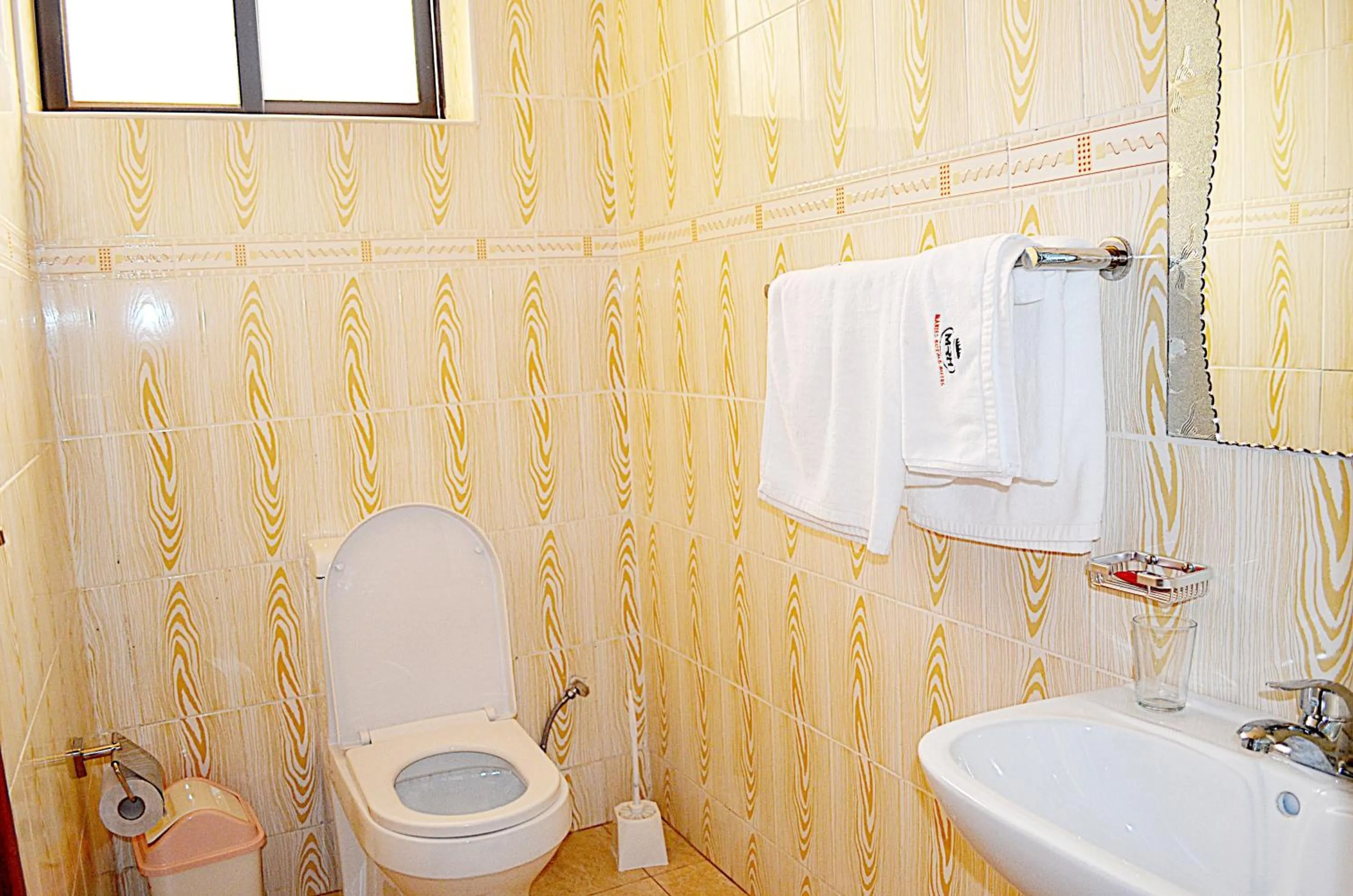 Toilet in Marie's Royale Hotel