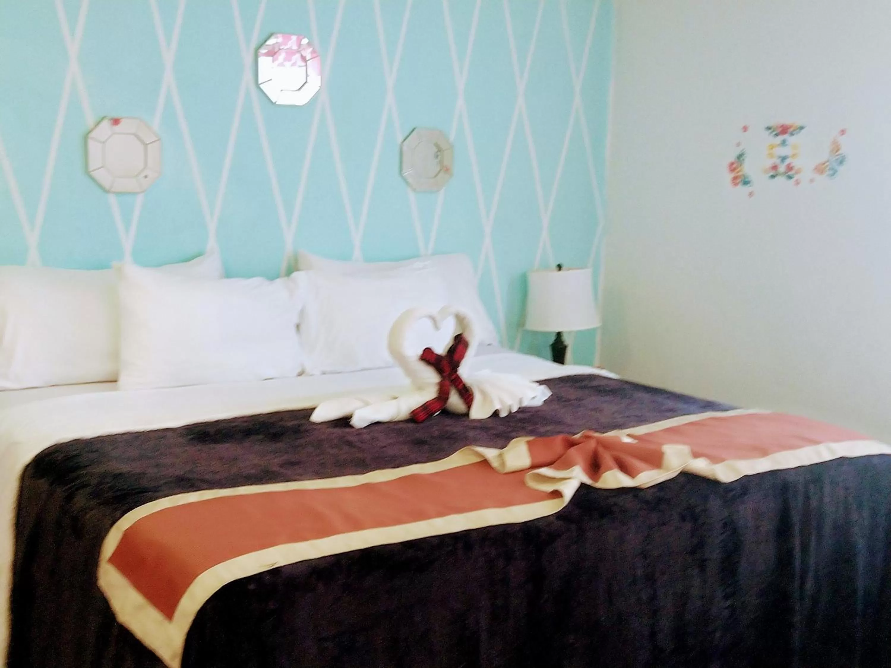 Bed in The Red Hut Inn