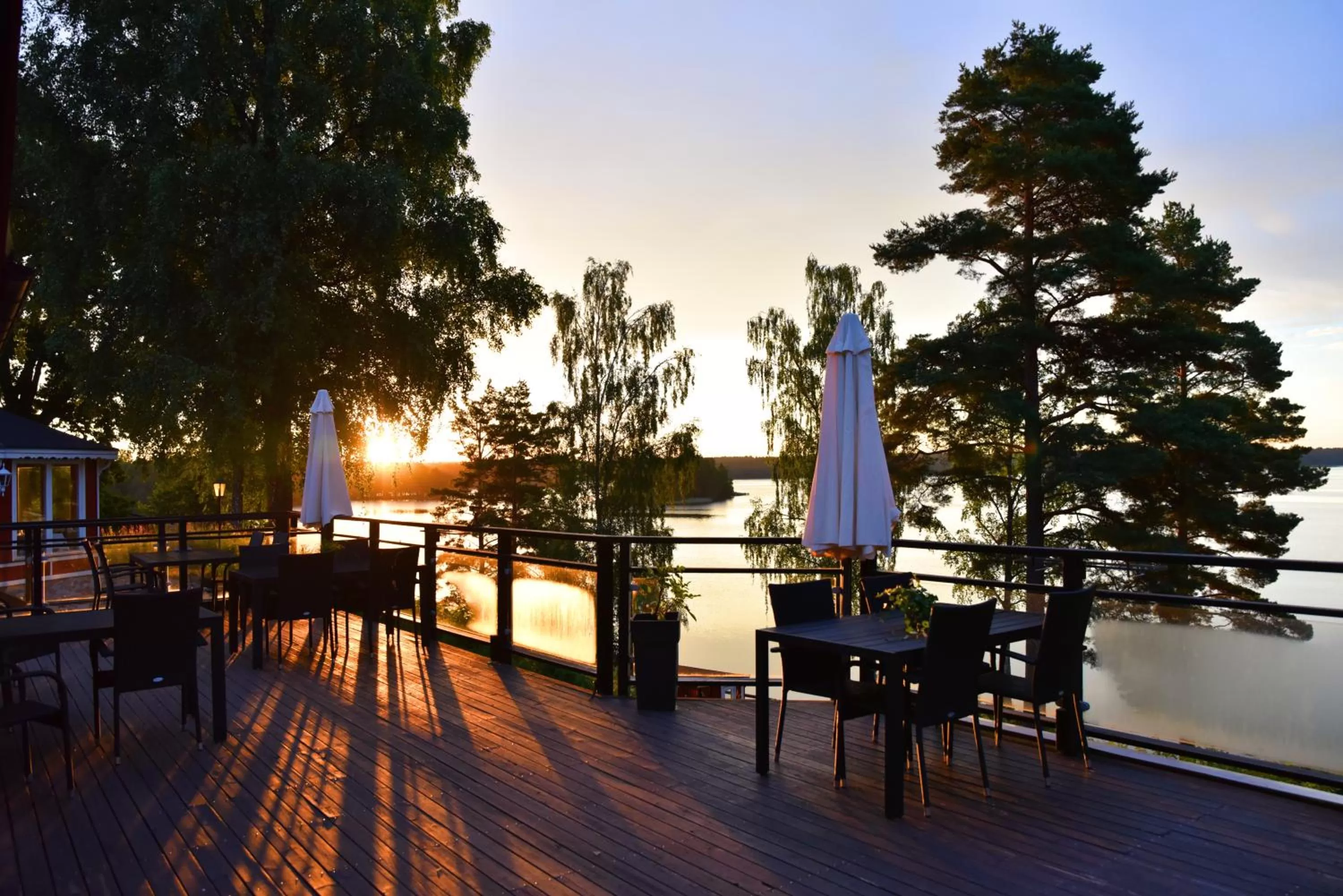 Sunrise in Hotel Ullinge