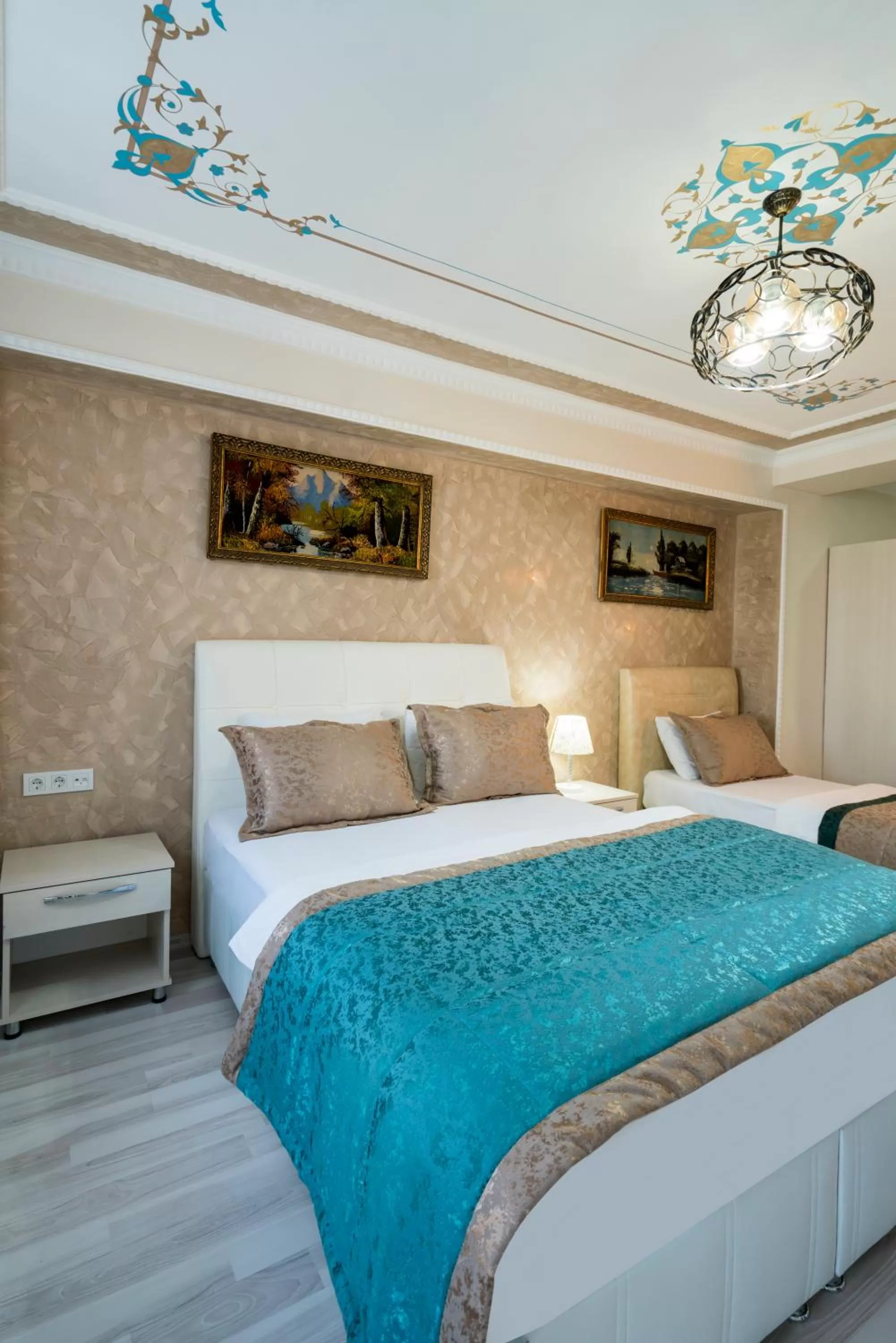 Decorative detail, Bed in ATAM HOTEL