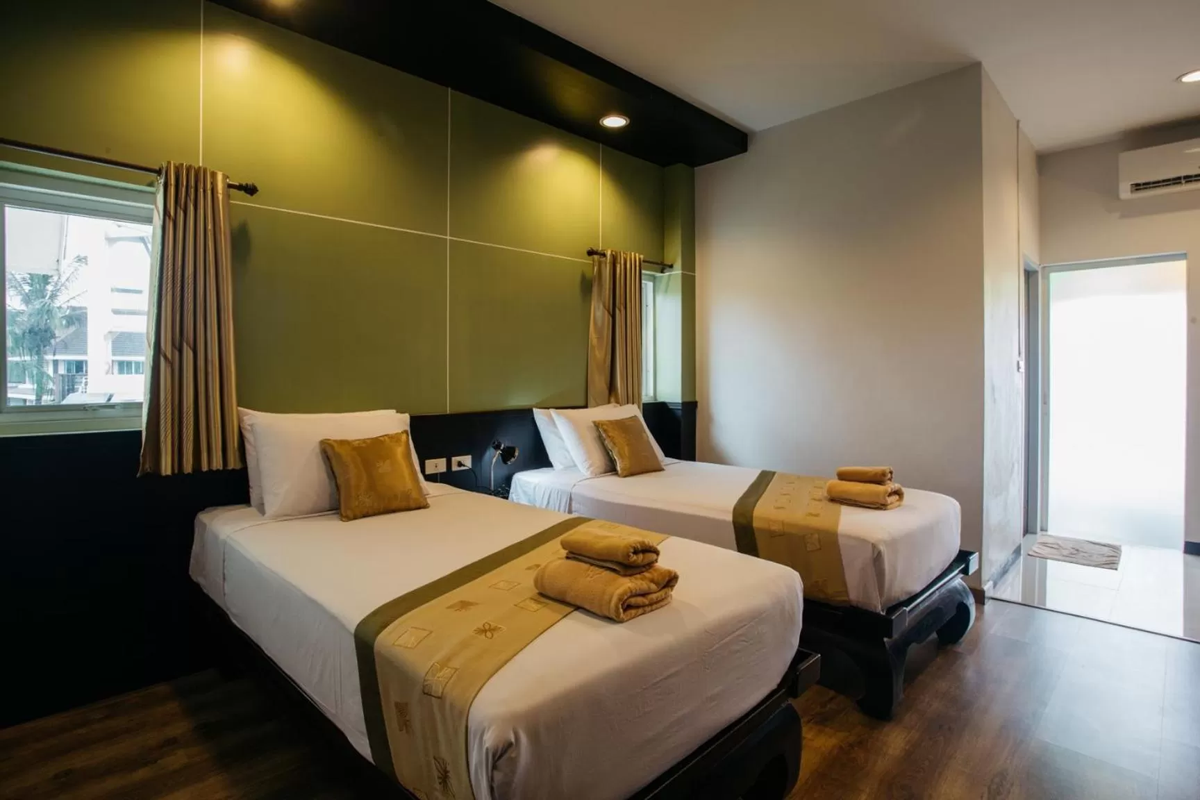 Bed in Diamond Park Inn Chiangrai & Resort