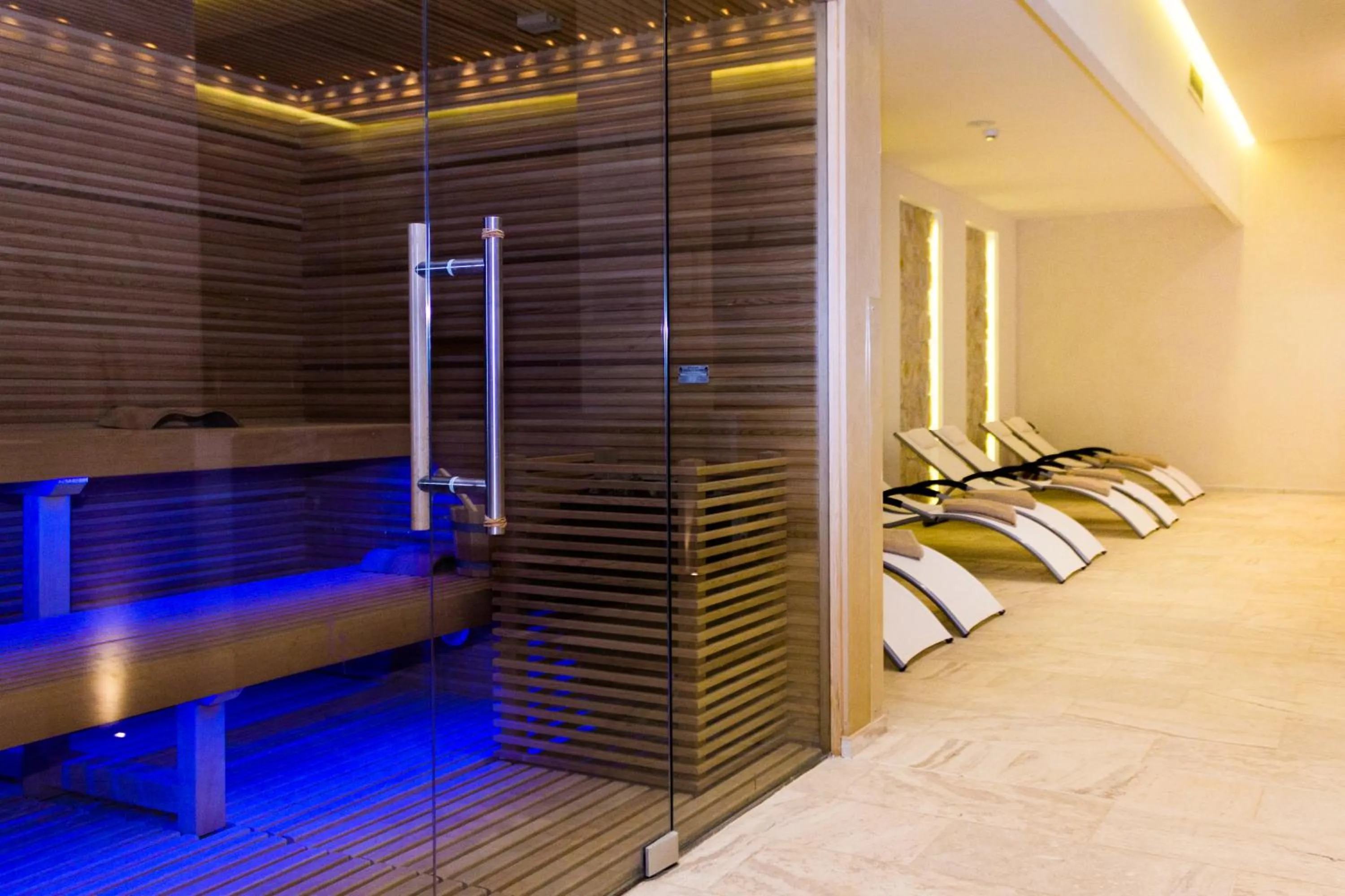 Sauna in Hotel Granduca SPA & Parking