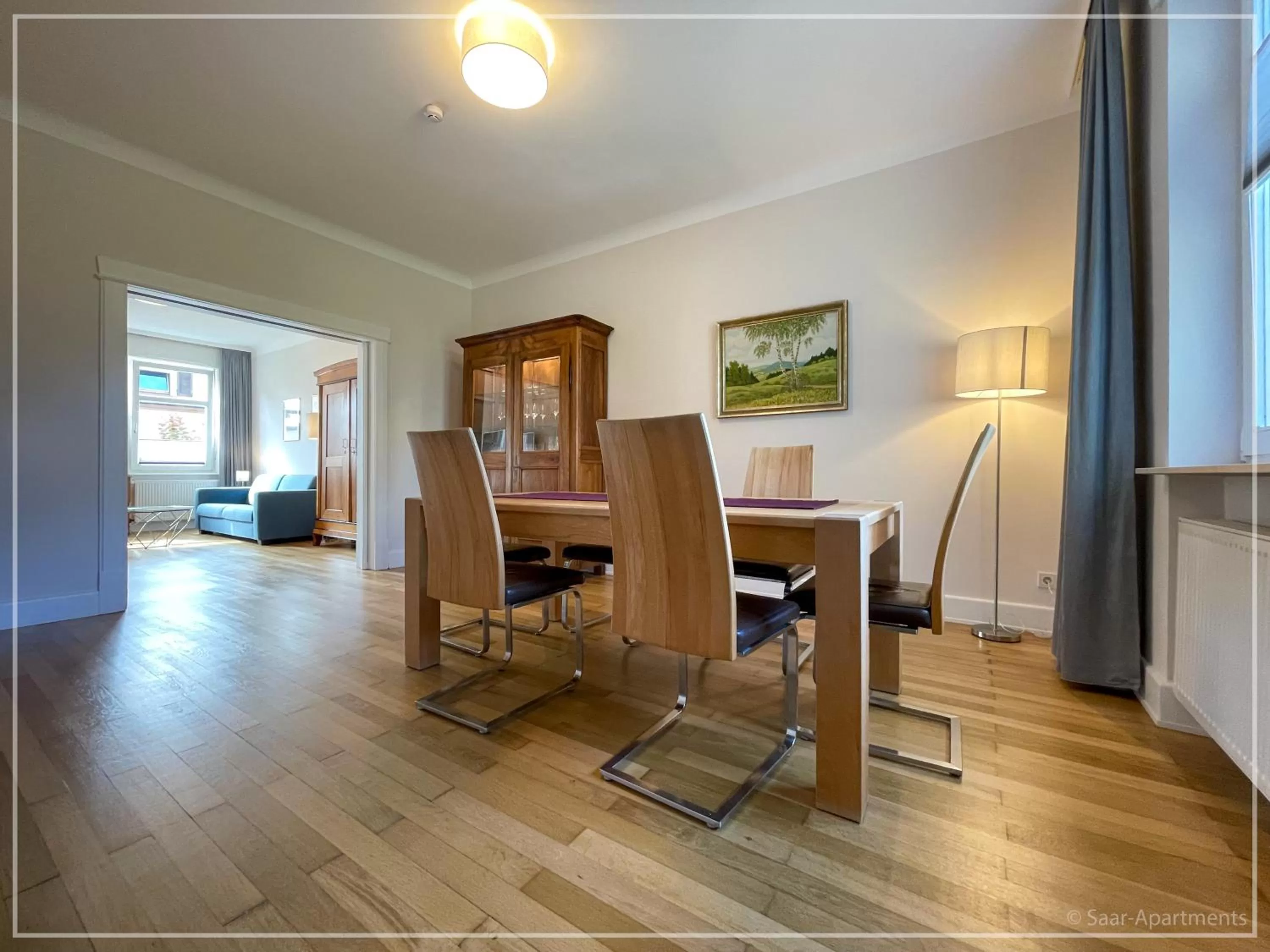 Living room in Saar-Apartments