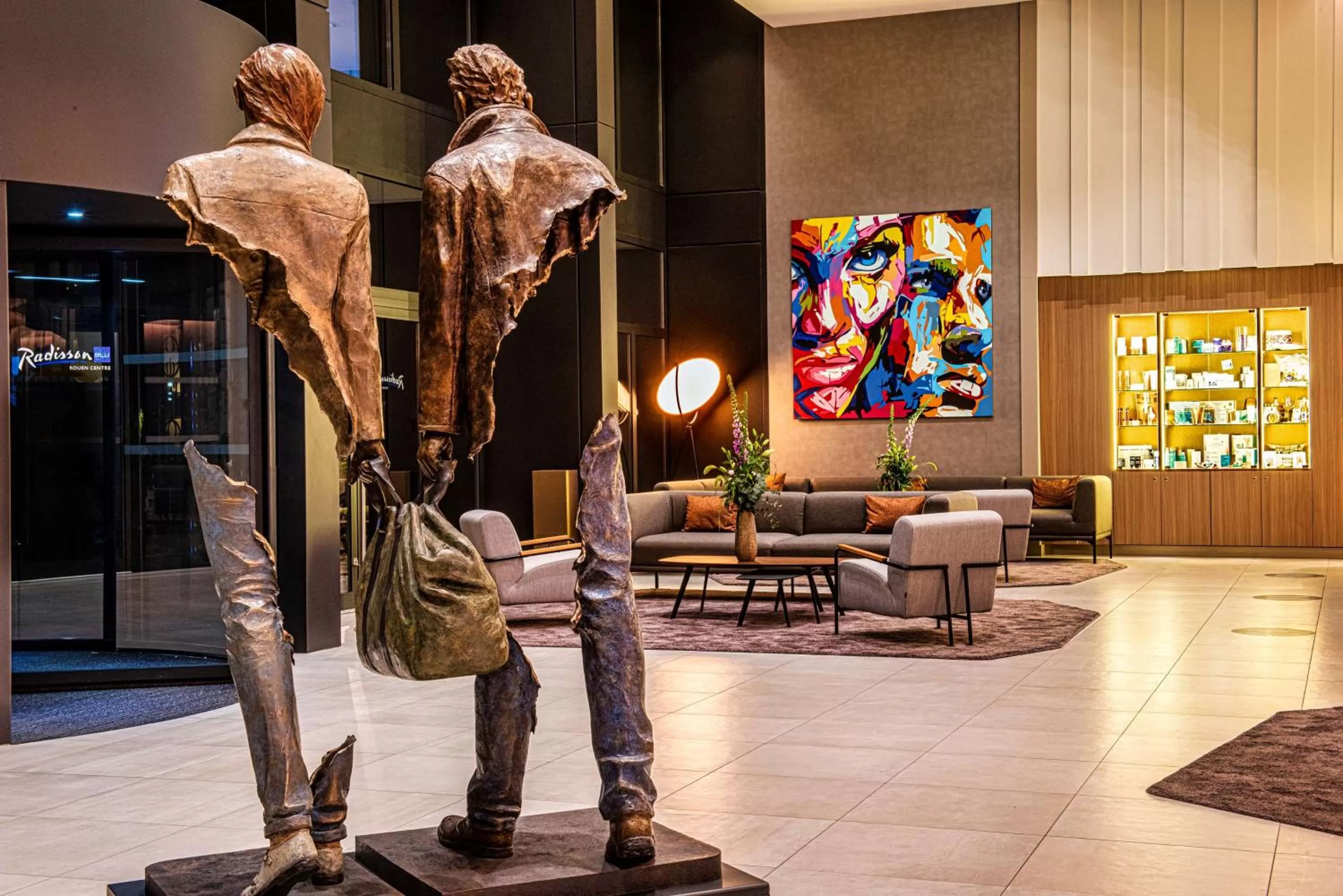 Lobby or reception in Radisson Blu Hotel, Rouen Centre