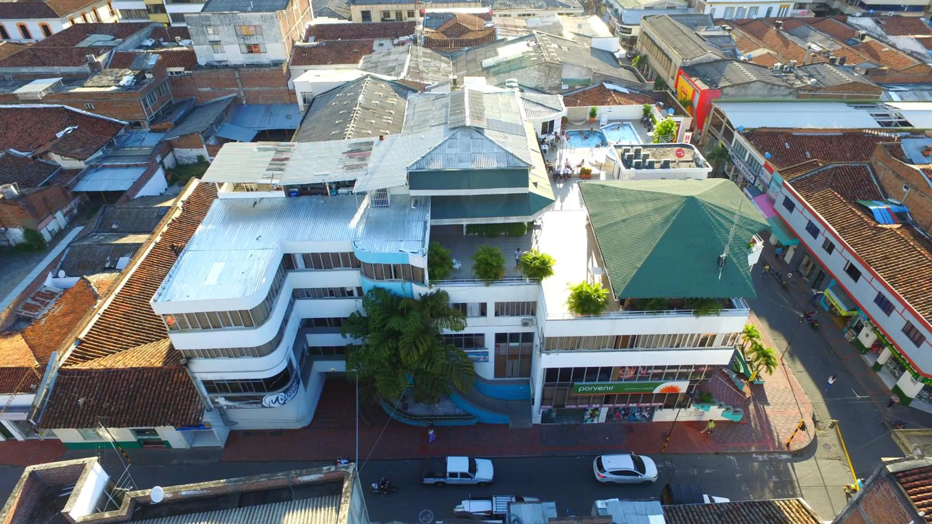 Bird's eye view in Hotel Cafe Plaza