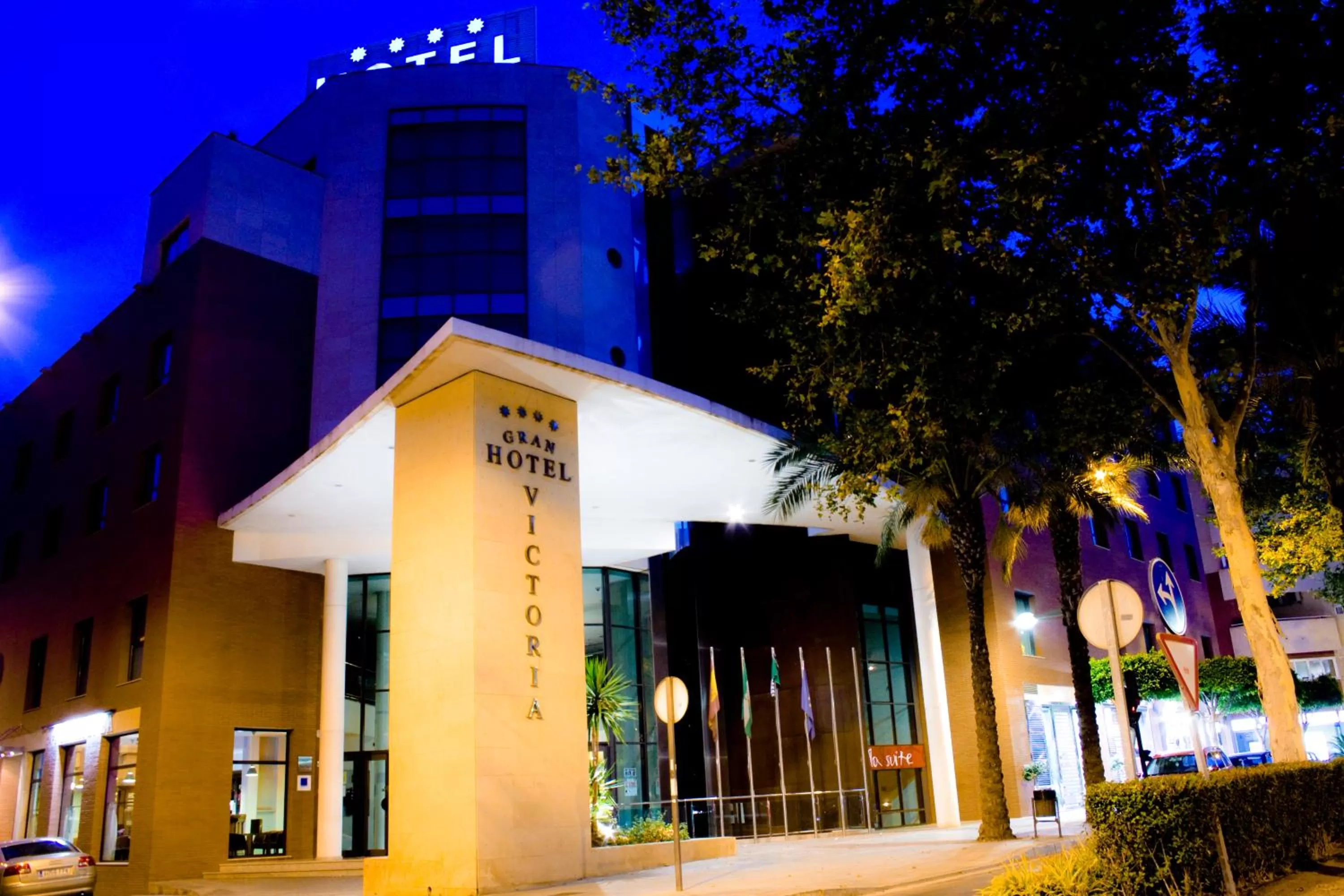 Facade/entrance in Gran Hotel Victoria