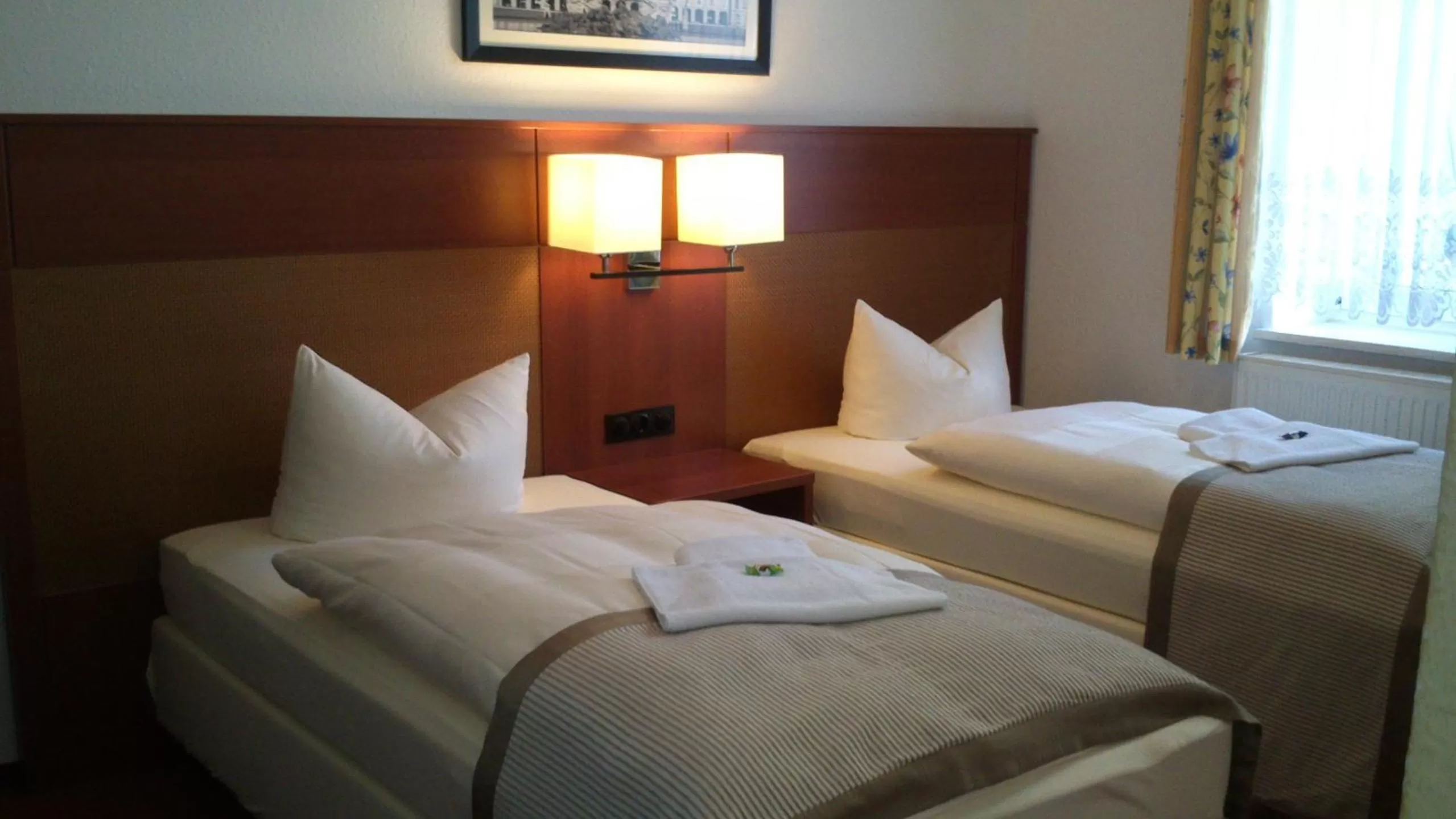 Bed in Hotel Boizenburger Hof