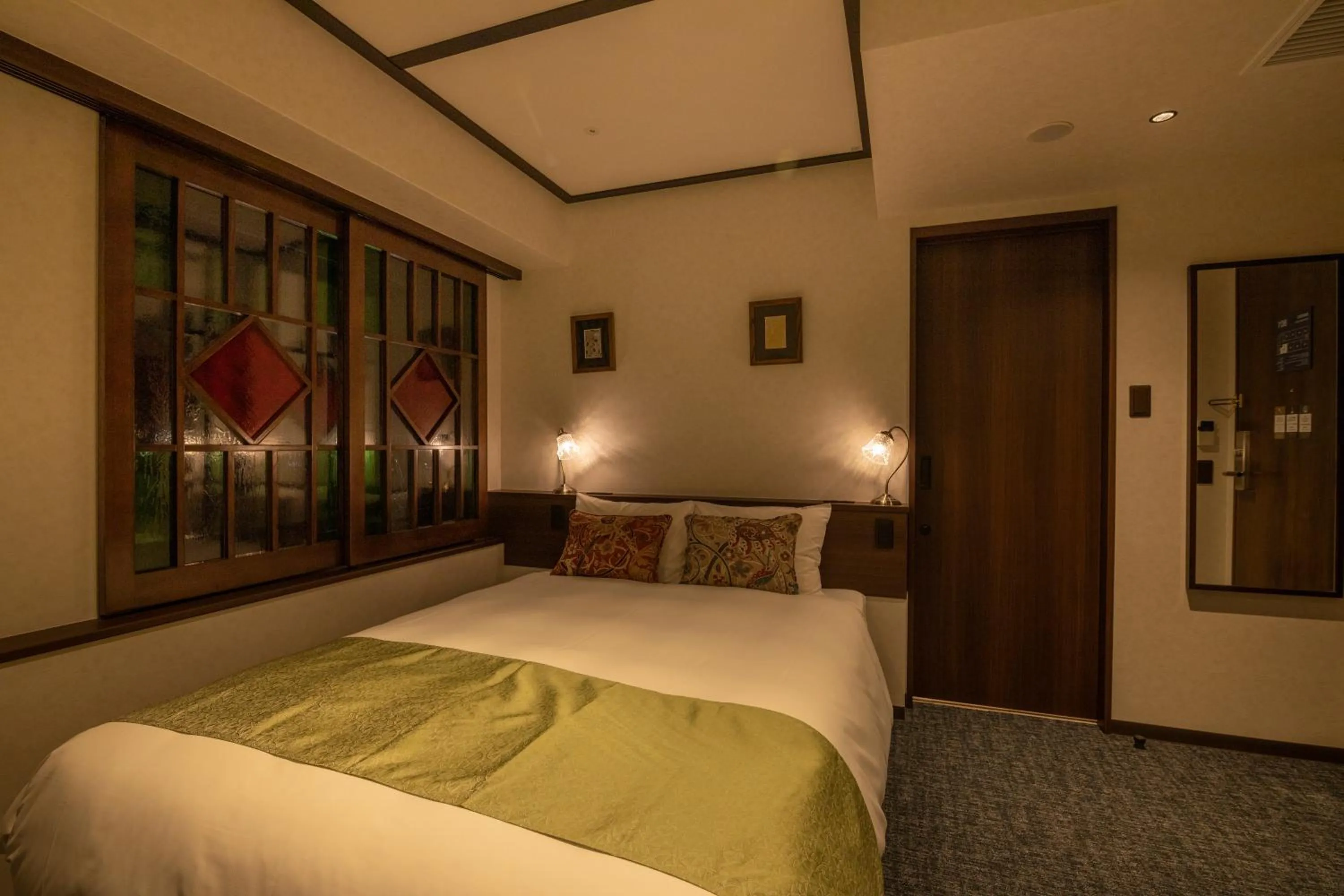 Bed in Hotel Aru Kyoto Sanjo Kiyamachi Do-ri