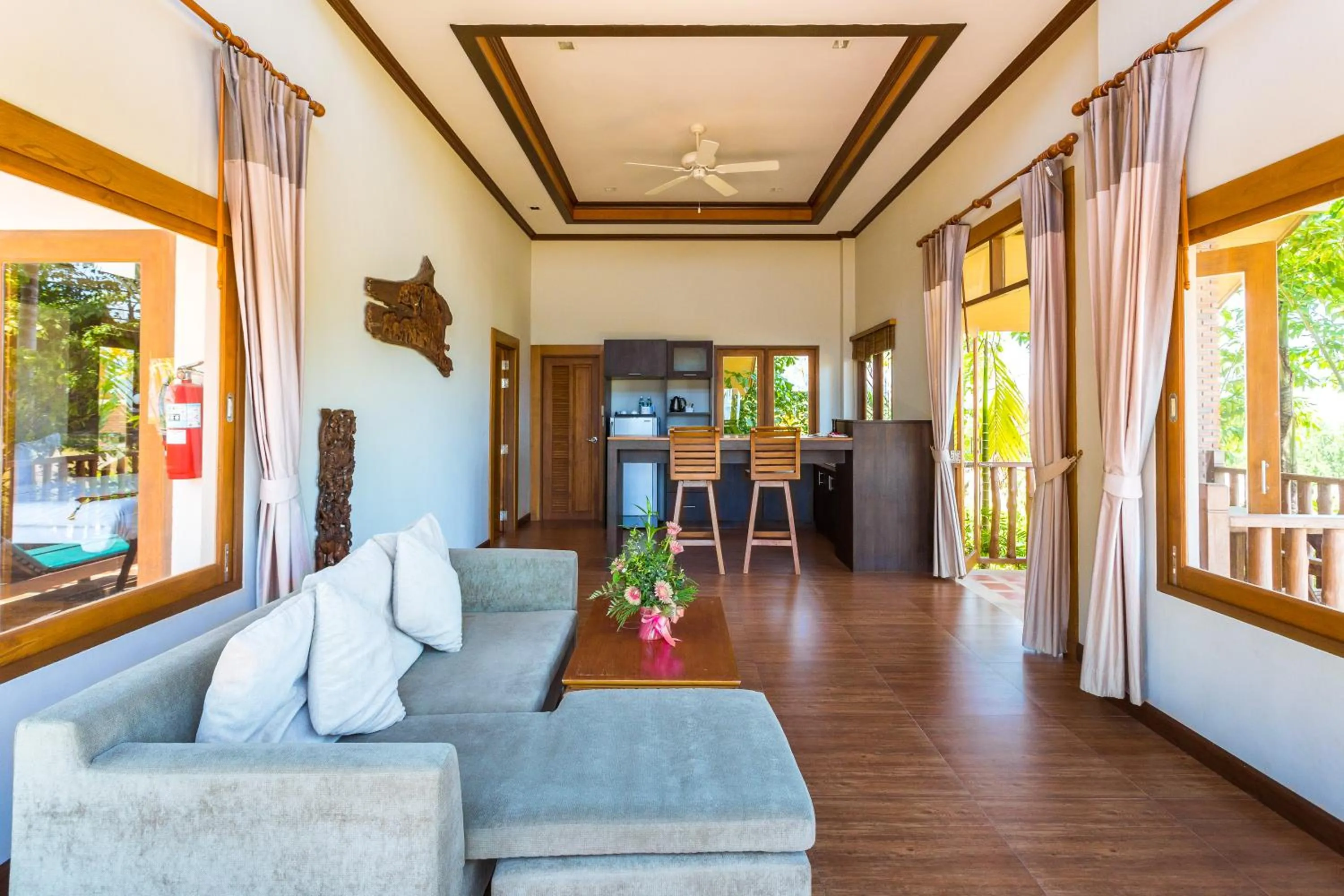 Living room in Chalong Chalet Resort