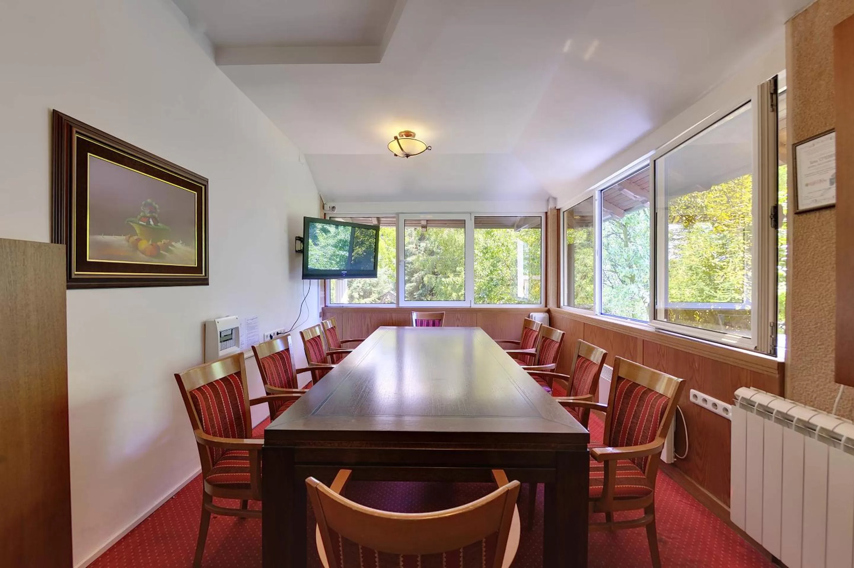 Communal lounge/ TV room in Hotel Sucevic Garni