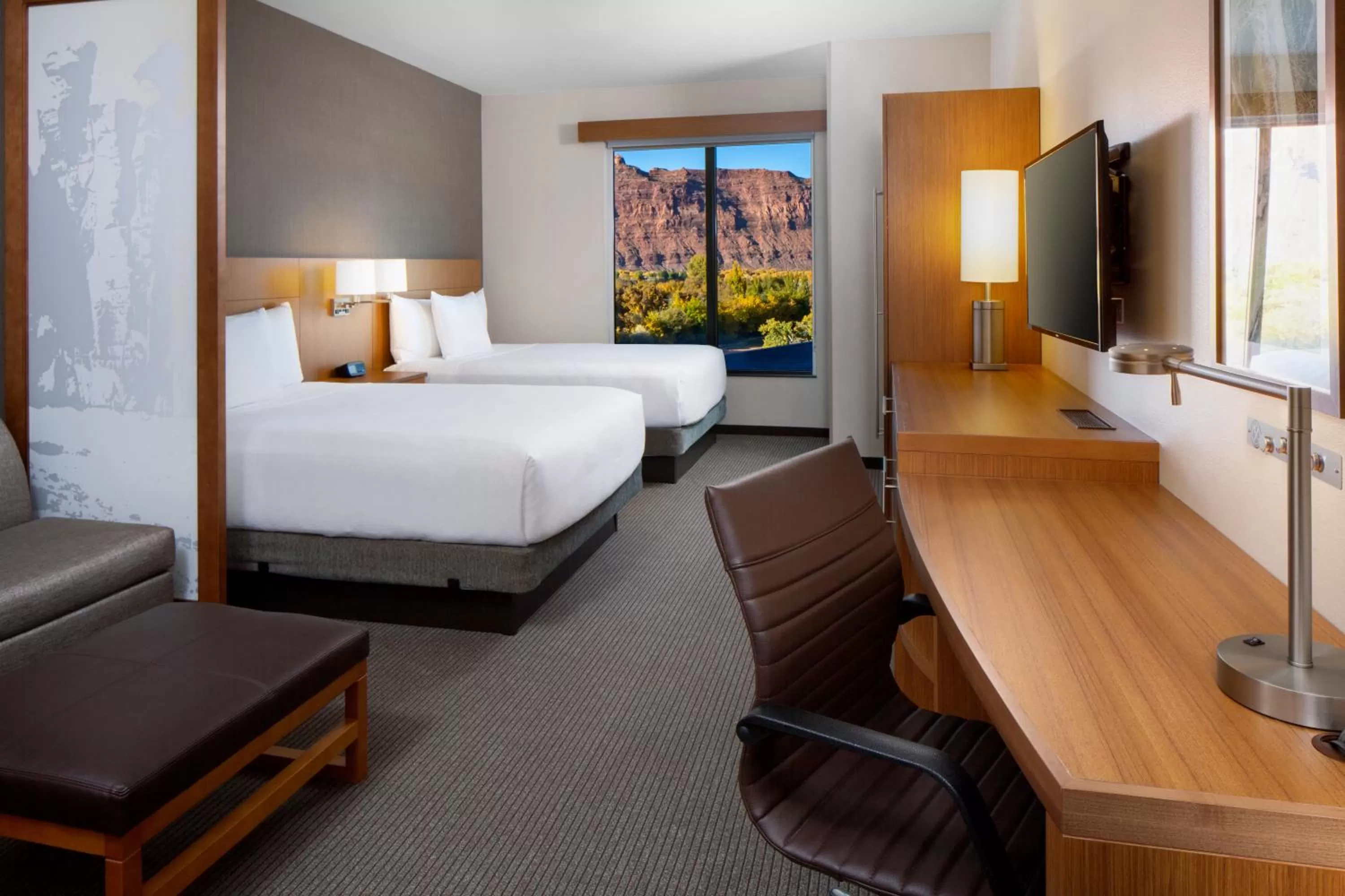 Queen Room with Two Queen Beds and Sofa Bed - High Floor in Hyatt Place Moab