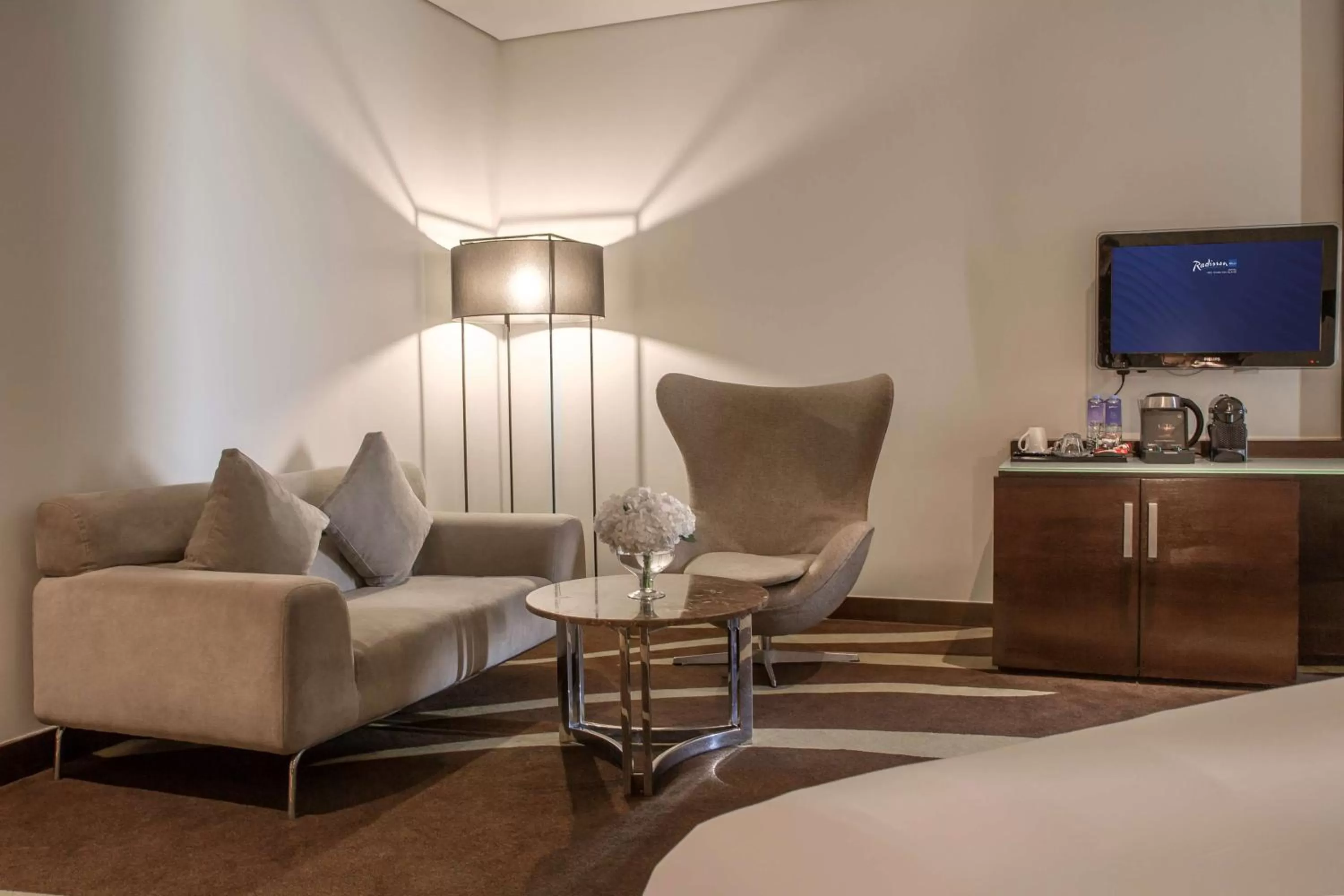 Photo of the whole room, Bed in Radisson Blu Hotel, Abu Dhabi Yas Island