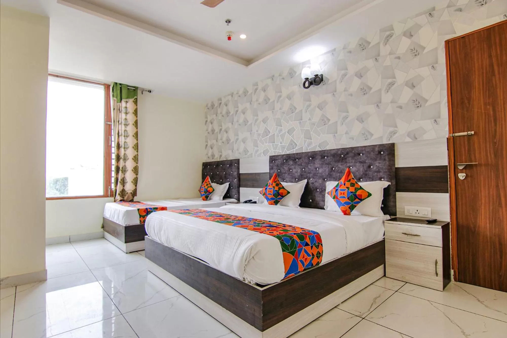 Photo of the whole room, Bed in FabHotel Meridian Inn