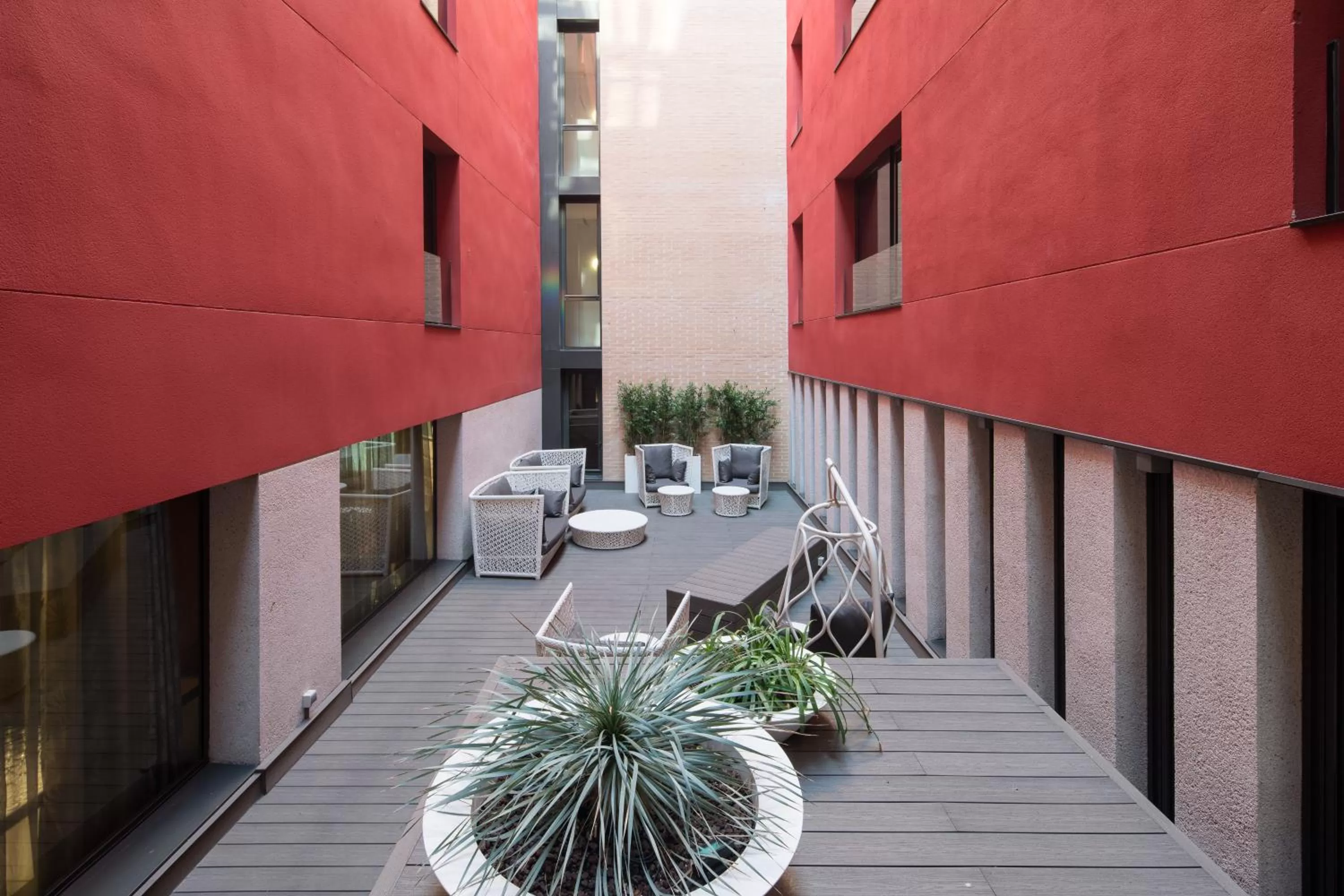 Patio in Catalonia Eixample 1864