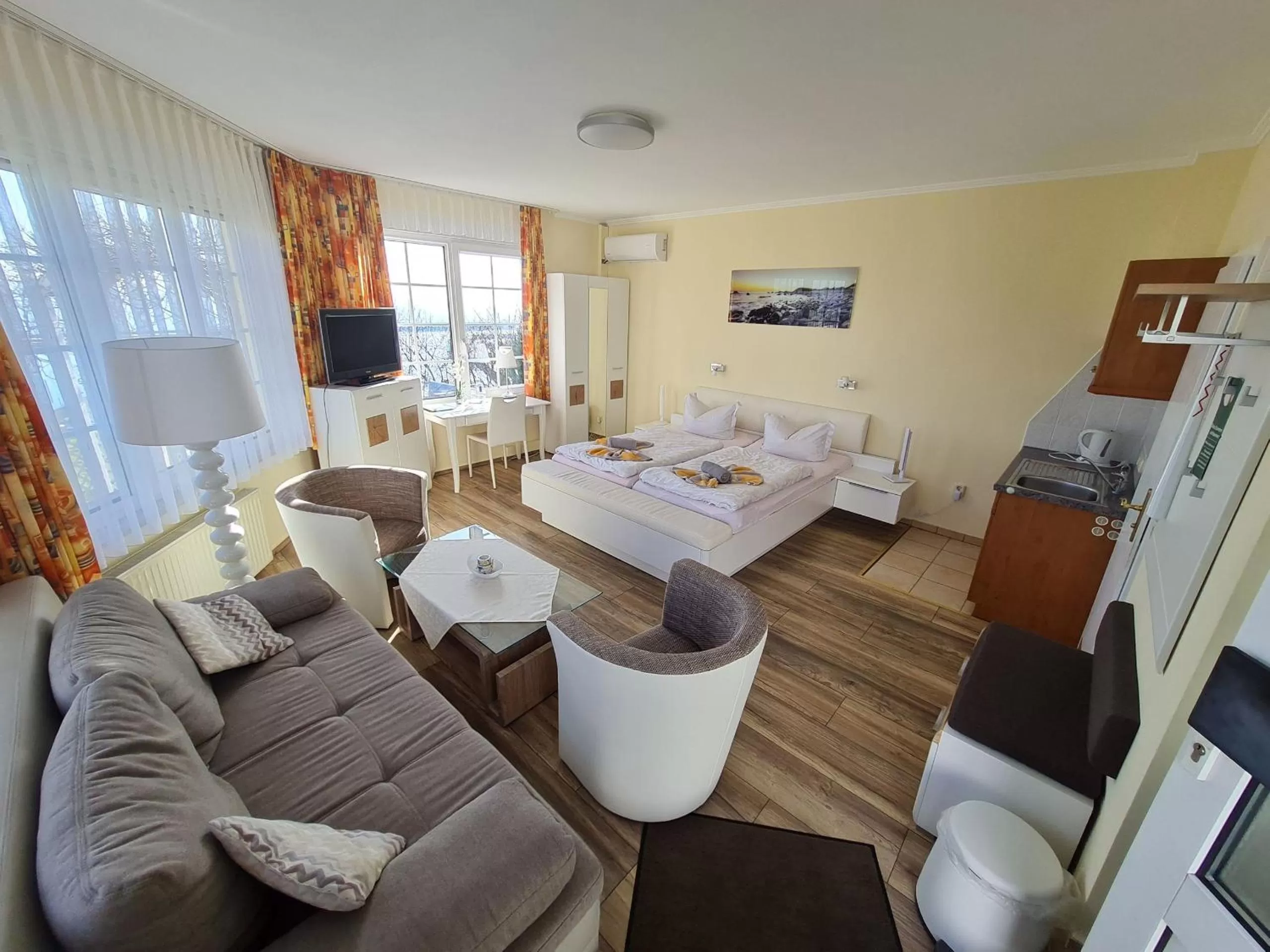 Bed in Hotel Waterkant