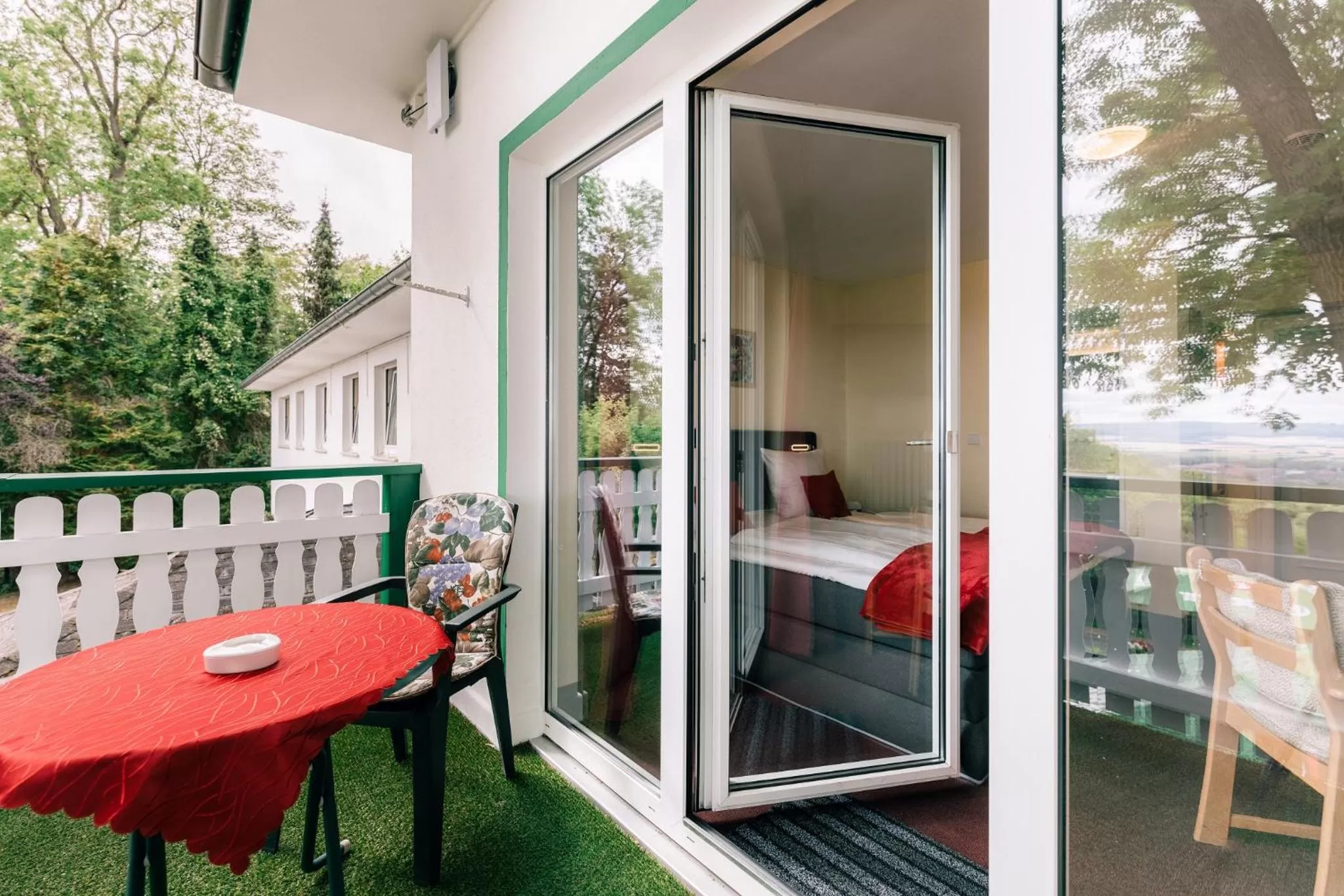 Balcony/Terrace in Hotel Hasenjäger
