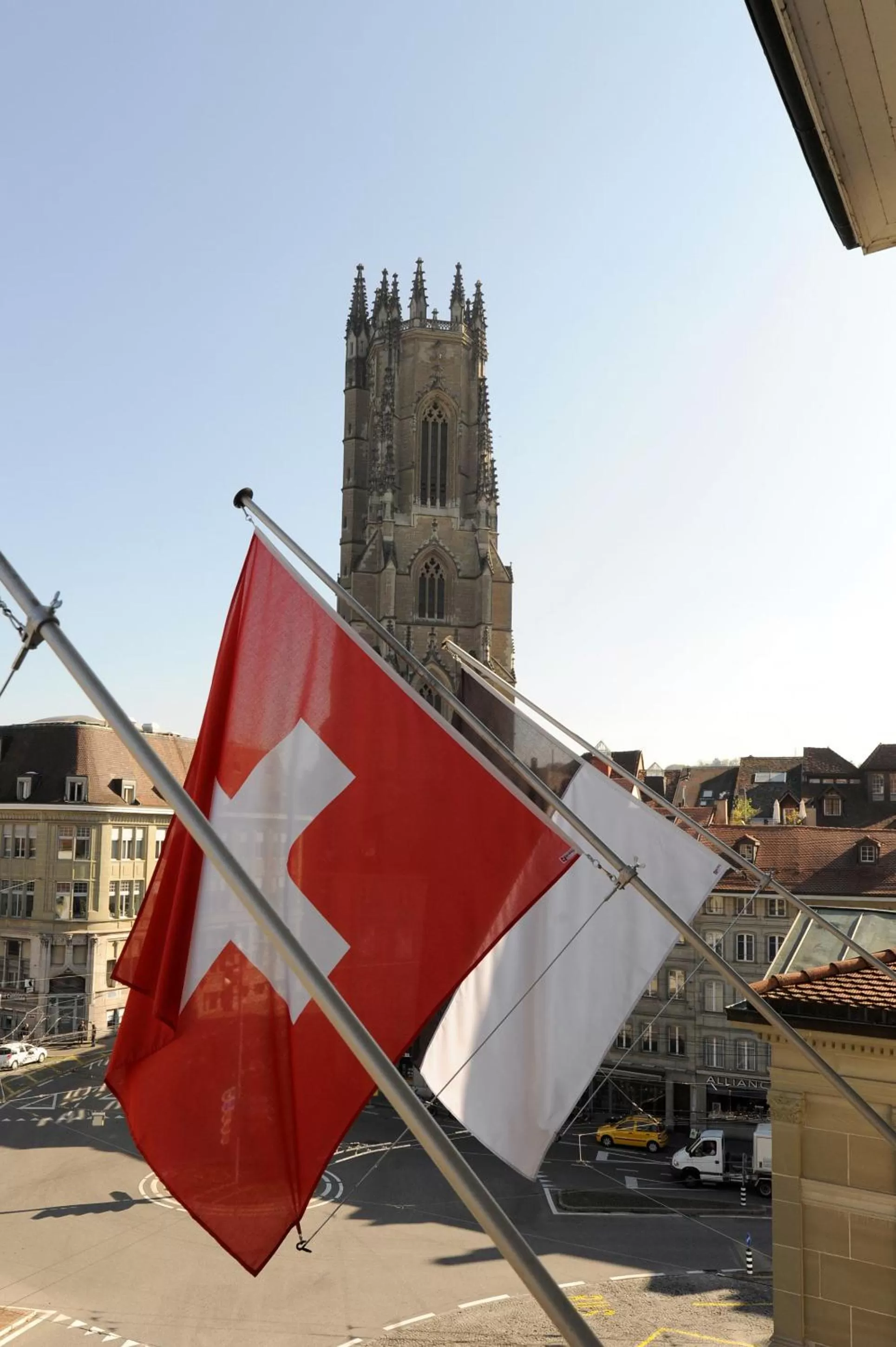 View (from property/room) in Hôtel de la Rose