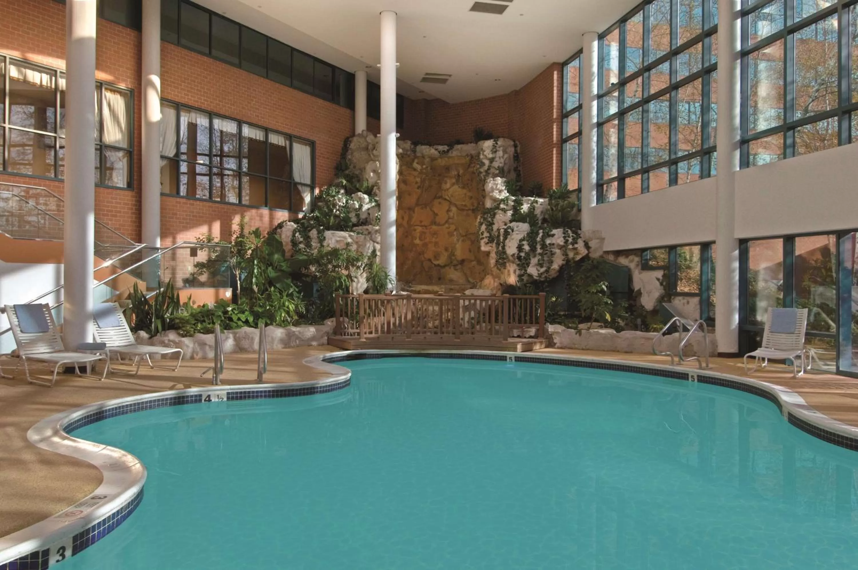 Pool view in Hilton Long Island/Huntington