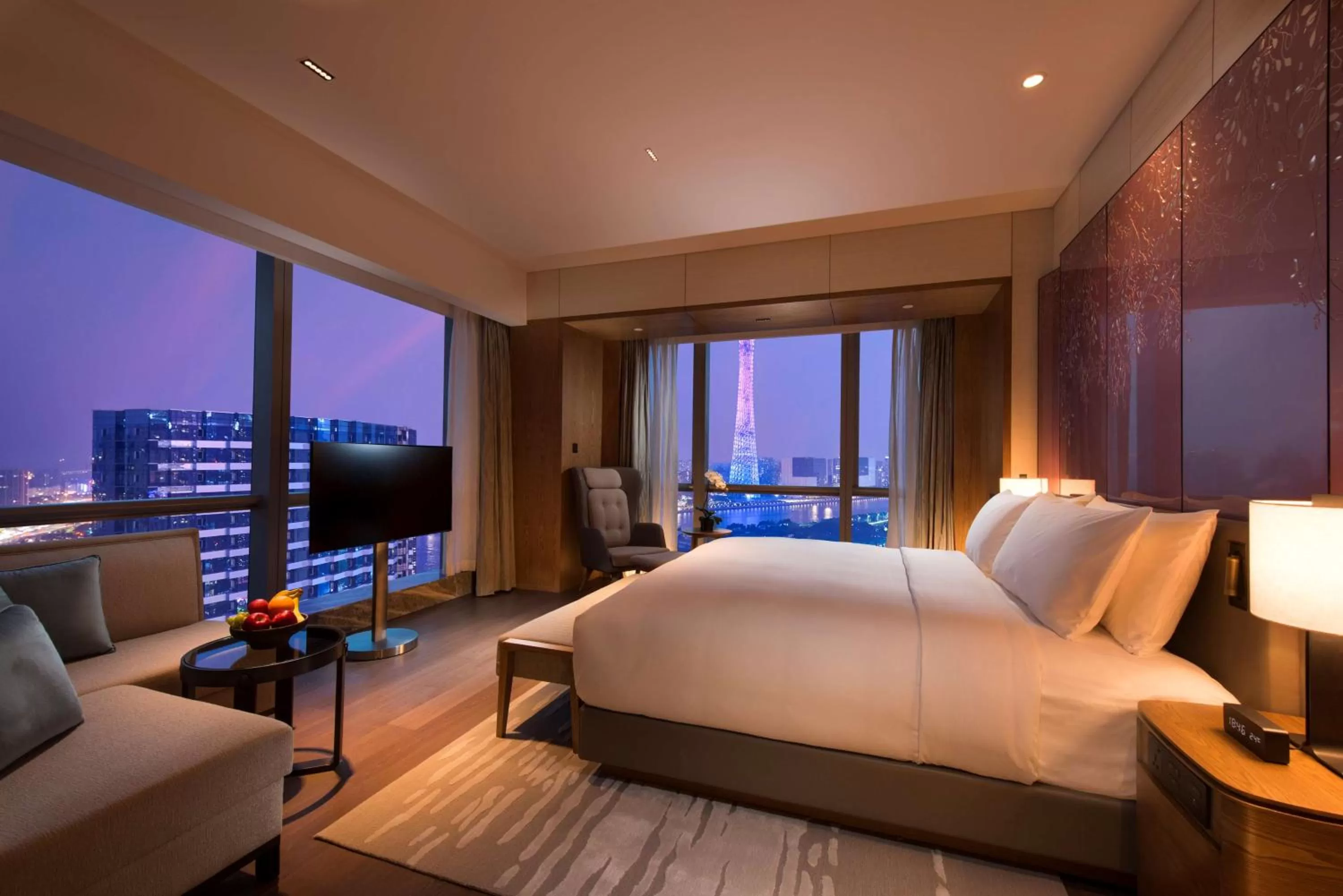 Bed in Conrad Guangzhou