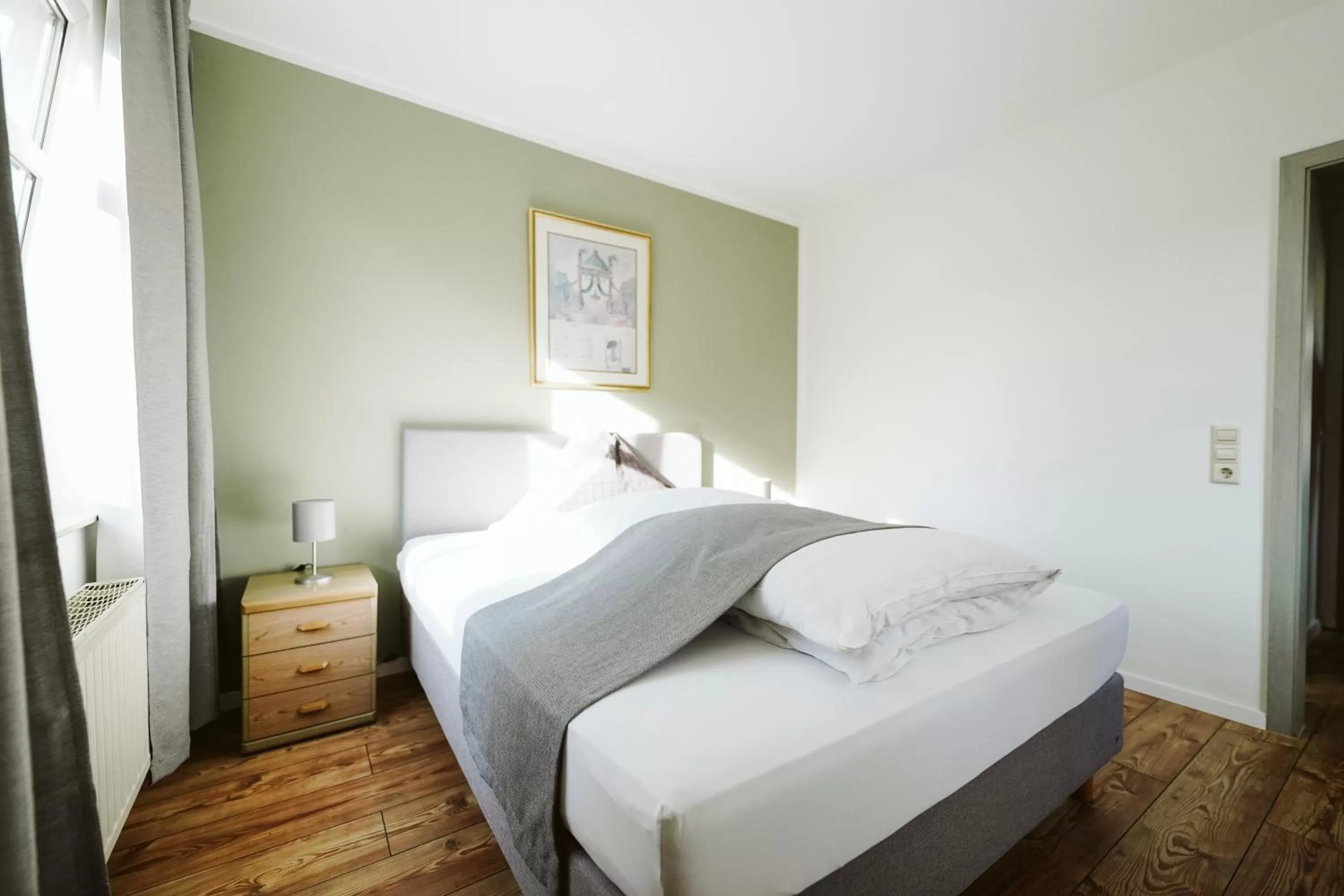 Bed in Hotel Grüner Baum