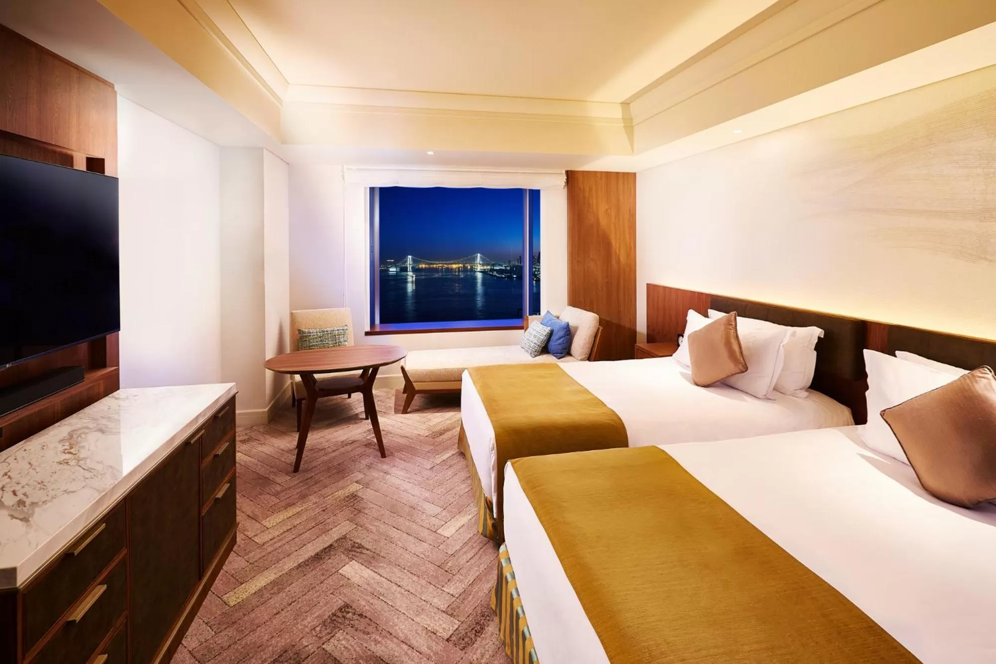 Bed in InterContinental Tokyo Bay by IHG