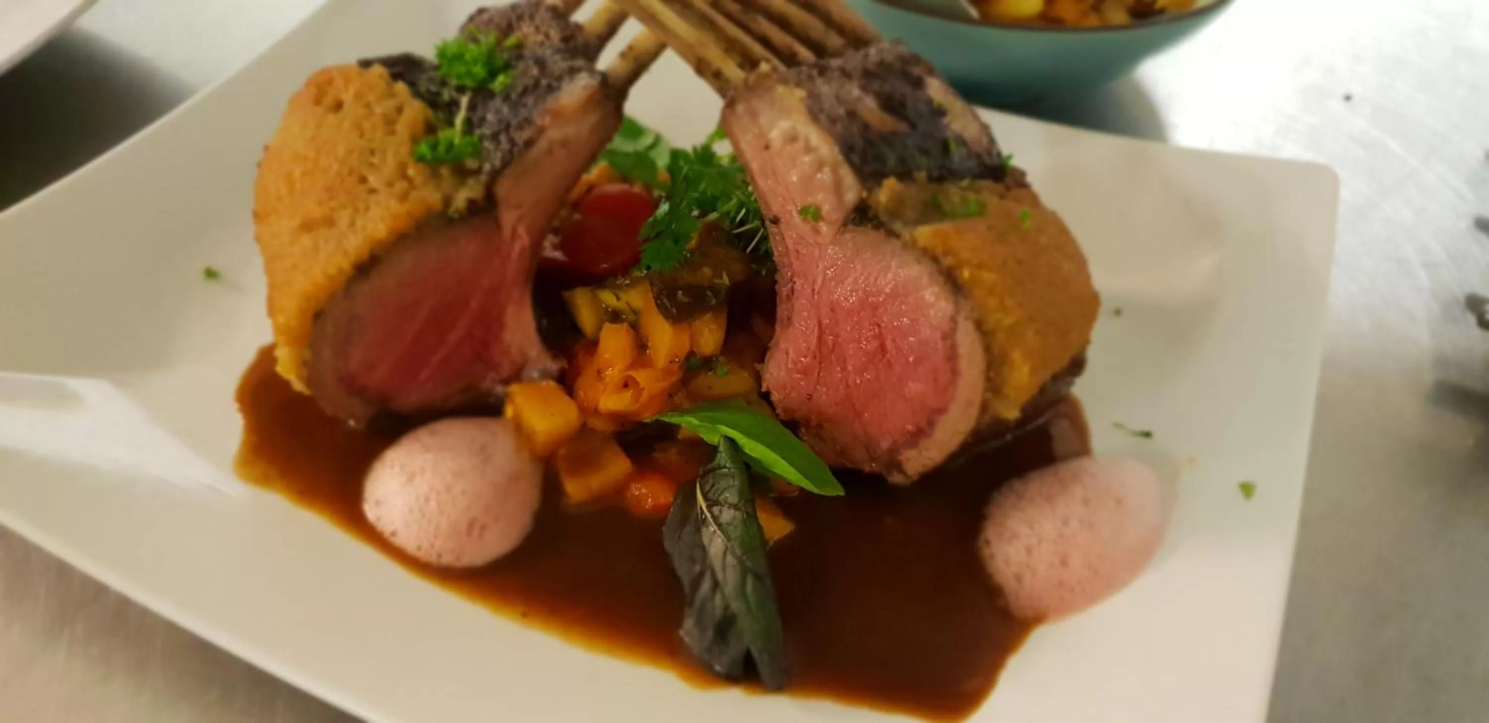 Food close-up in Hotel Restaurant Verst