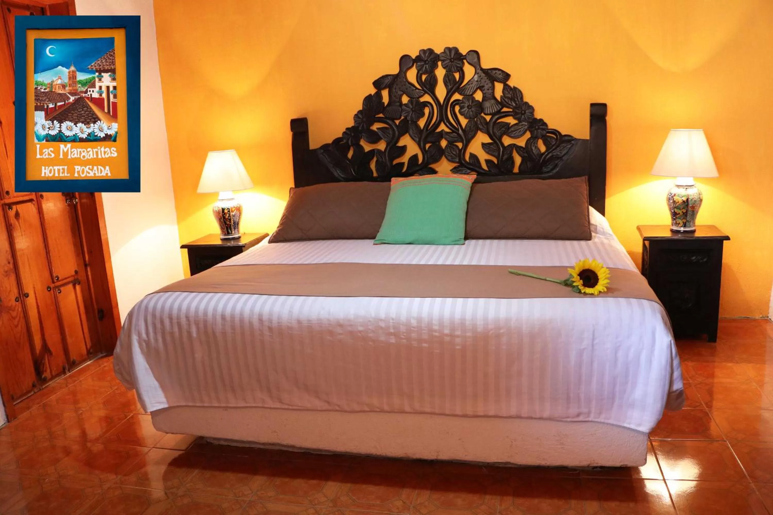 Decorative detail in Las Margaritas Hotel Posada