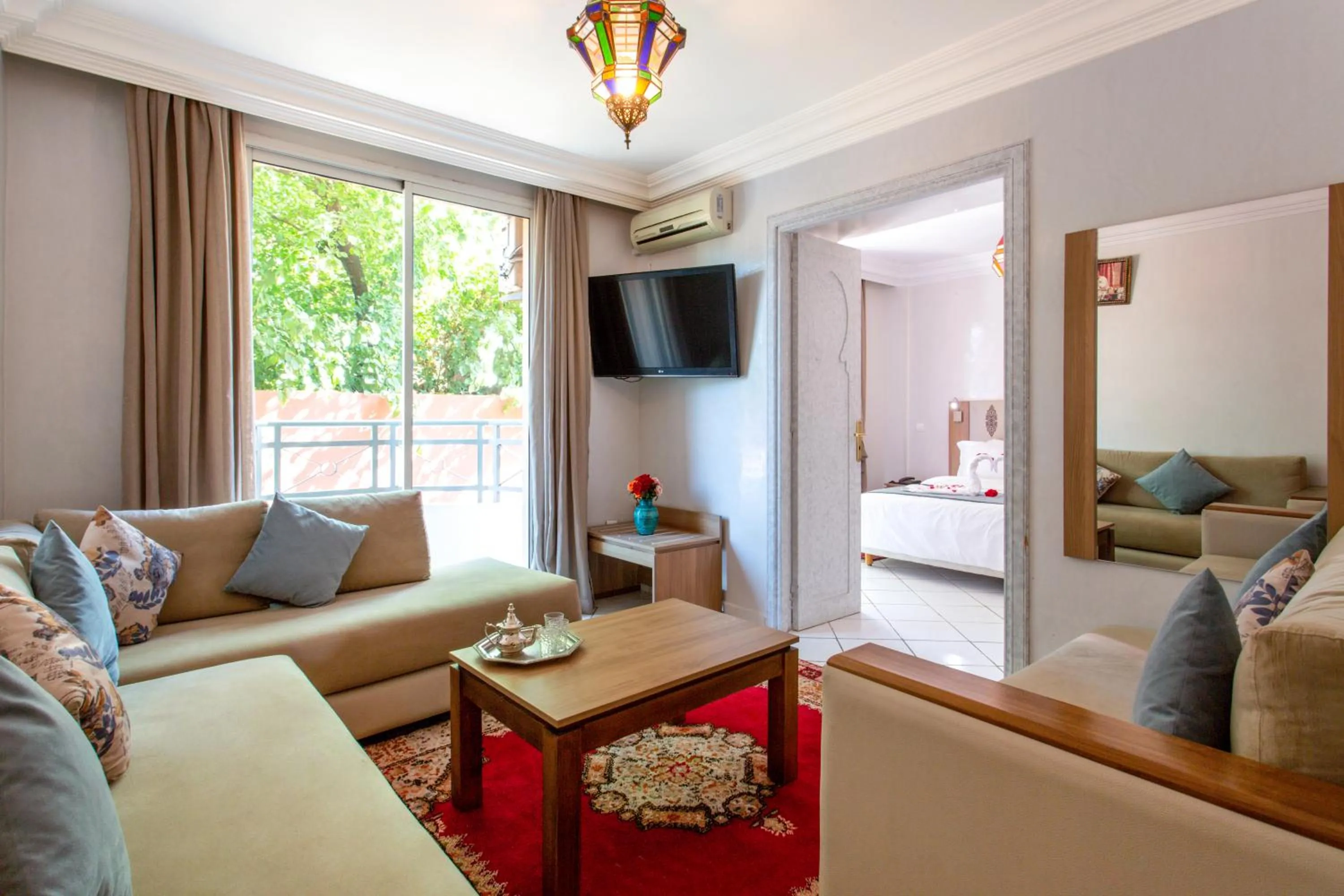 Living room in Hotel Akabar