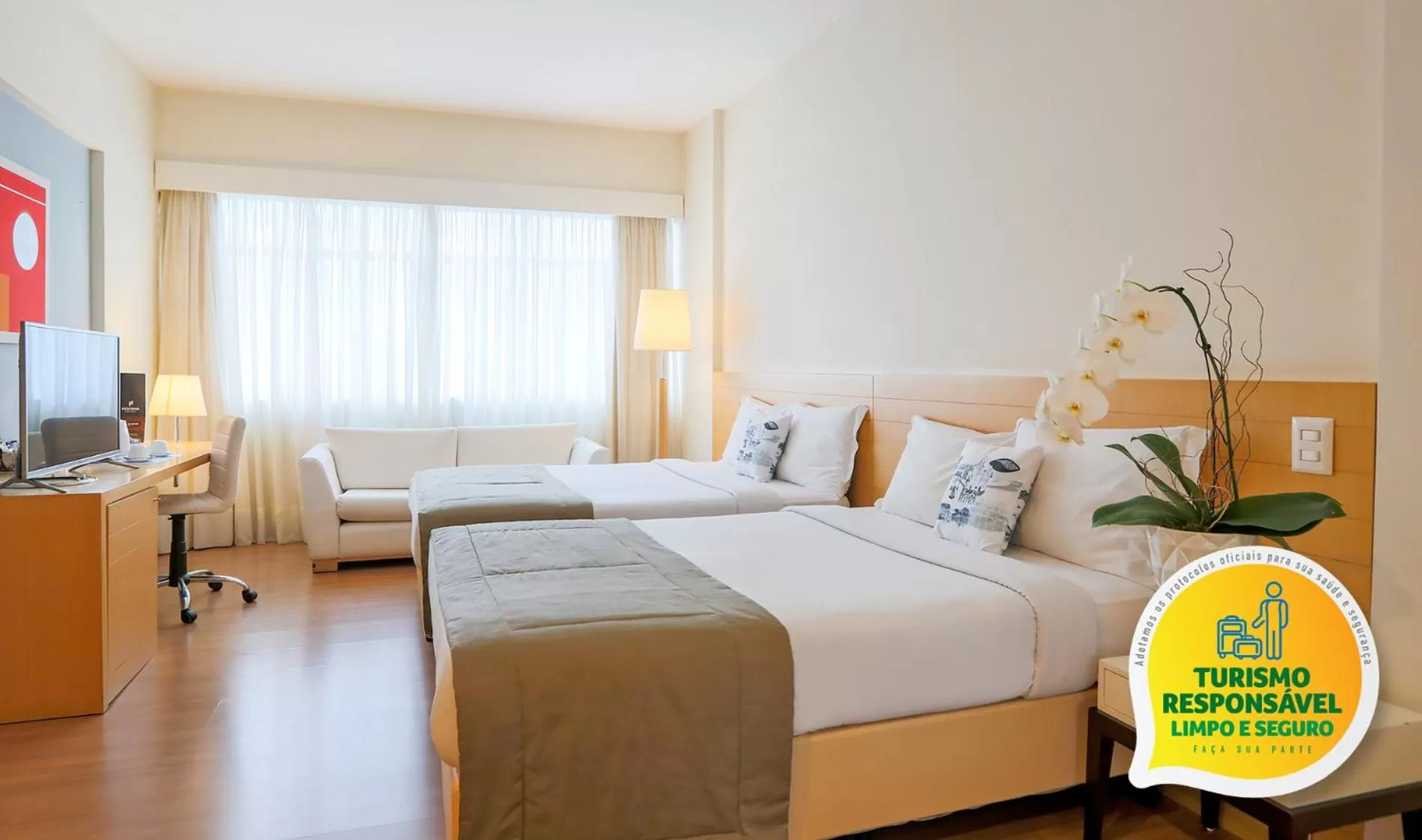 Logo/Certificate/Sign, Bed in Pestana Curitiba