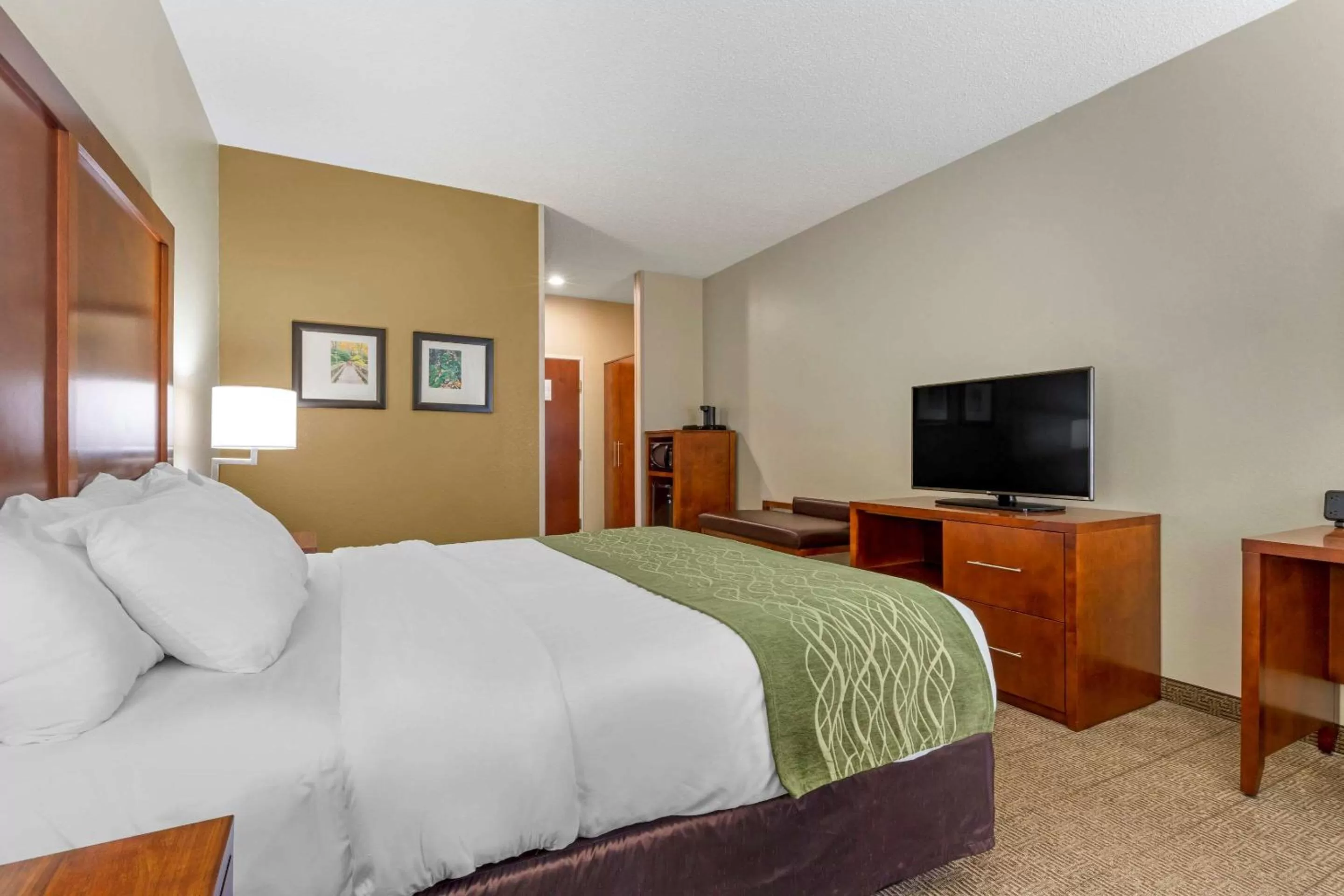 Photo of the whole room, Bed in Comfort Inn & Suites Lenoir Hwy 321 Northern Foothills