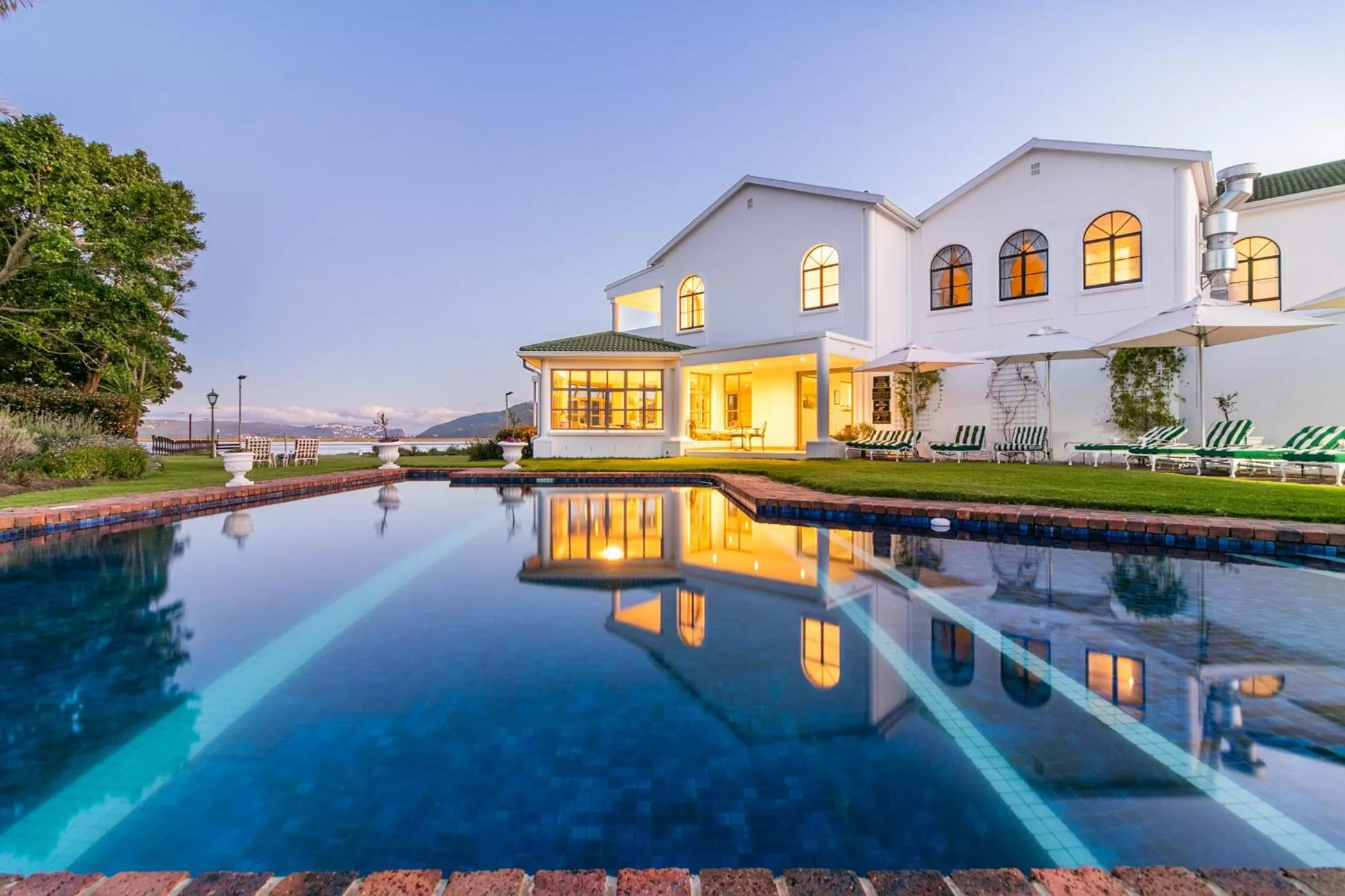 Pool view in St. James of Knysna