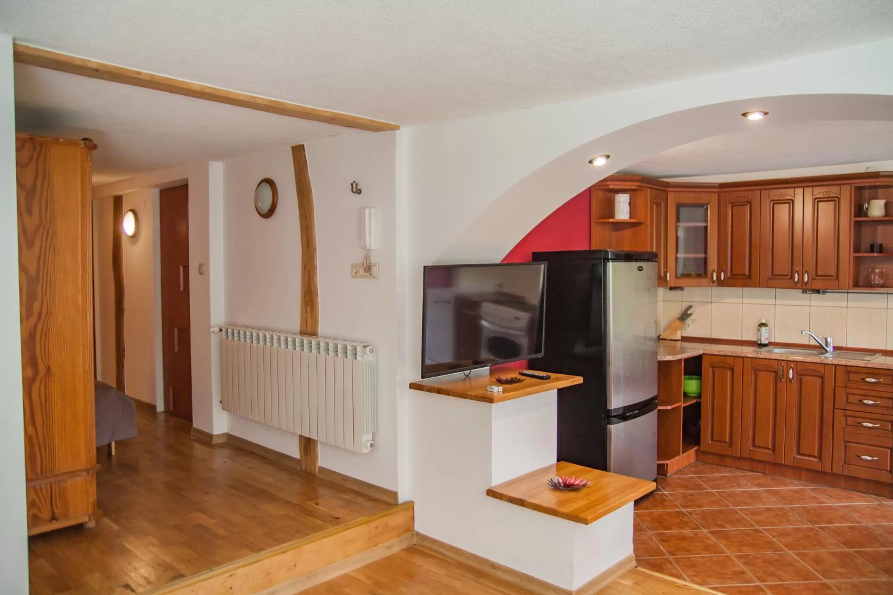 TV and multimedia, Kitchen/Kitchenette in POKOJE GOŚCINNE WILCZNIK 12