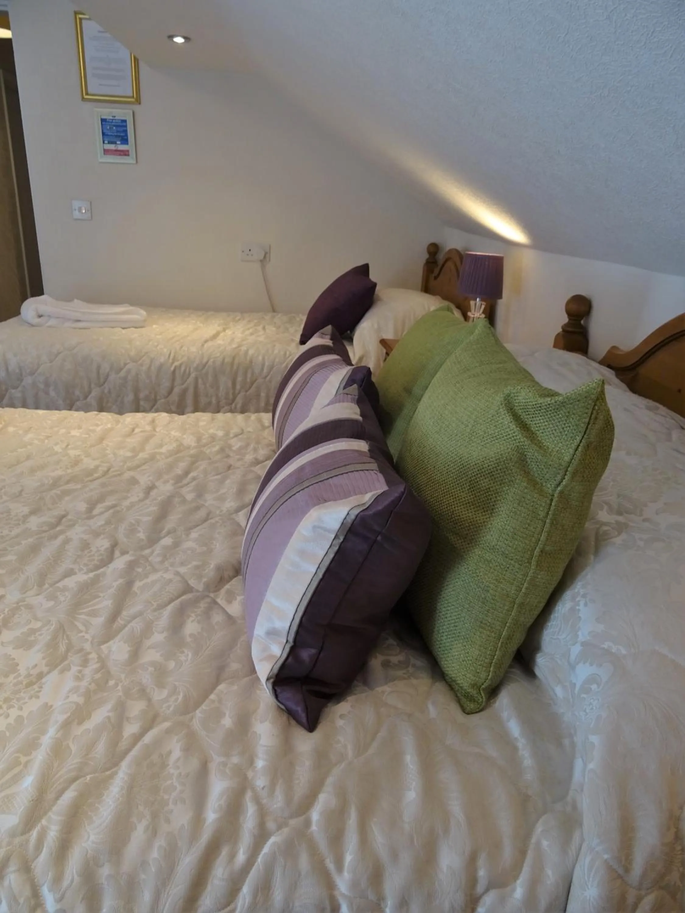 Bed in Meadowcroft Guest House