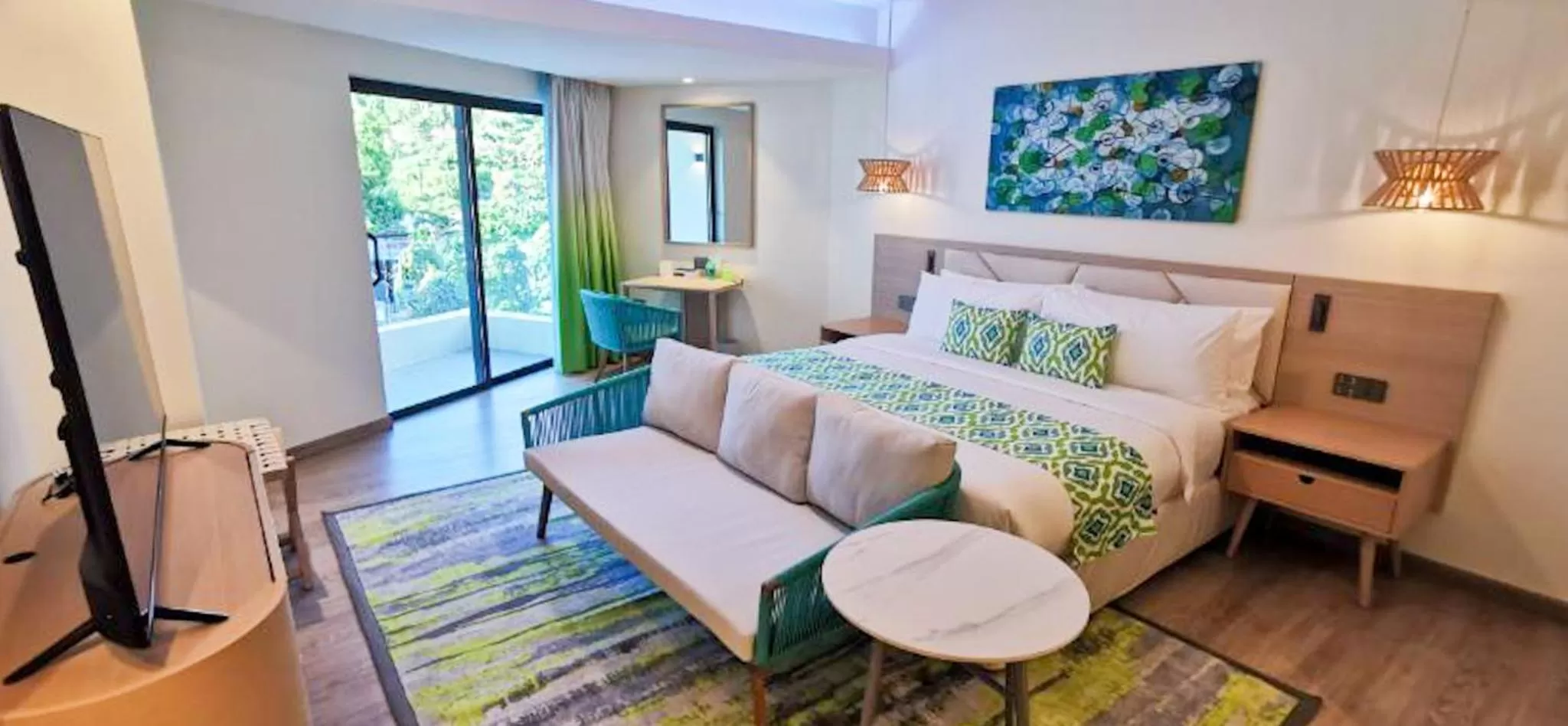 Bed in Lime Resort El Nido