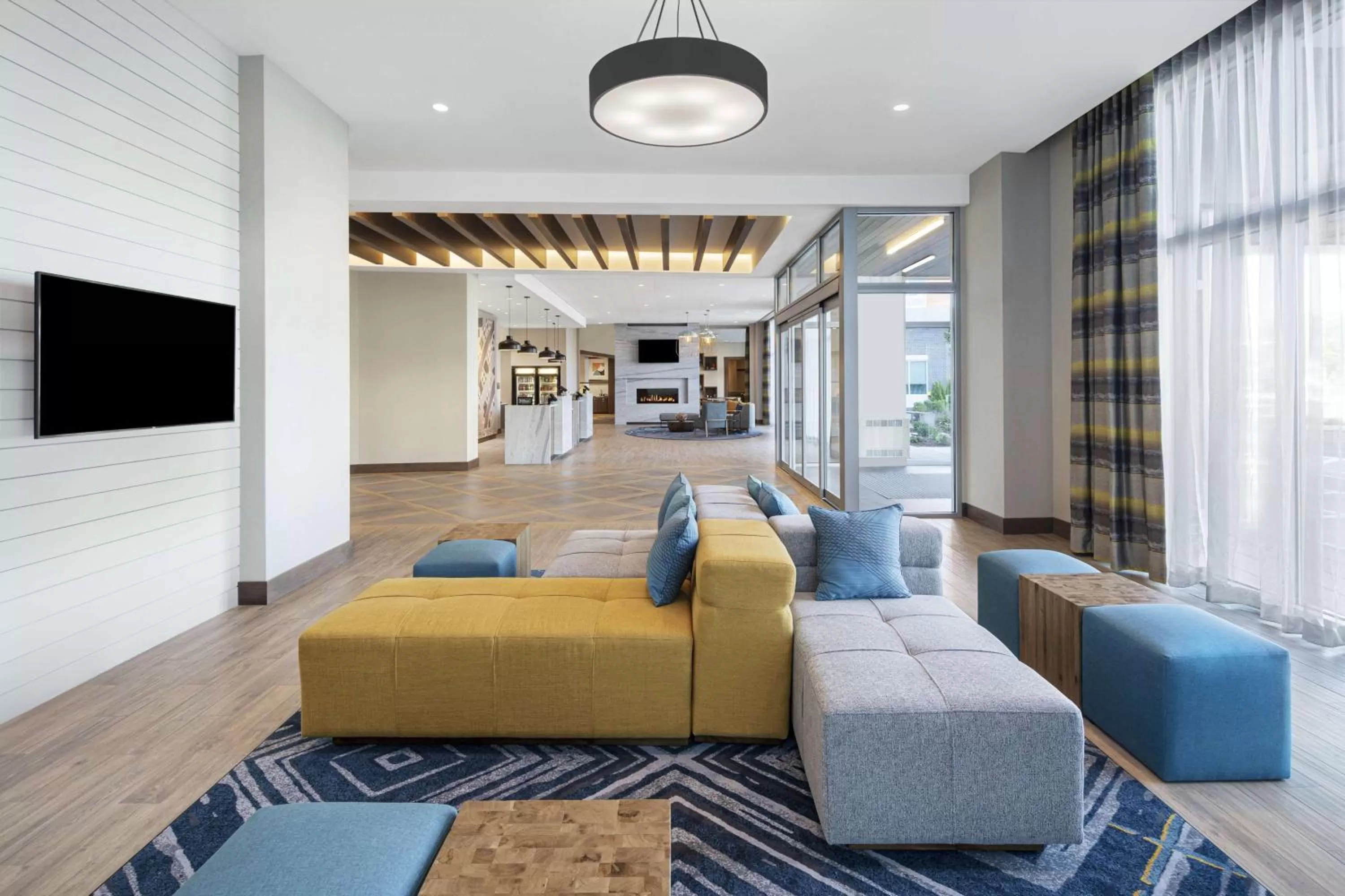 Lobby or reception in Homewood Suites by Hilton Boston Woburn